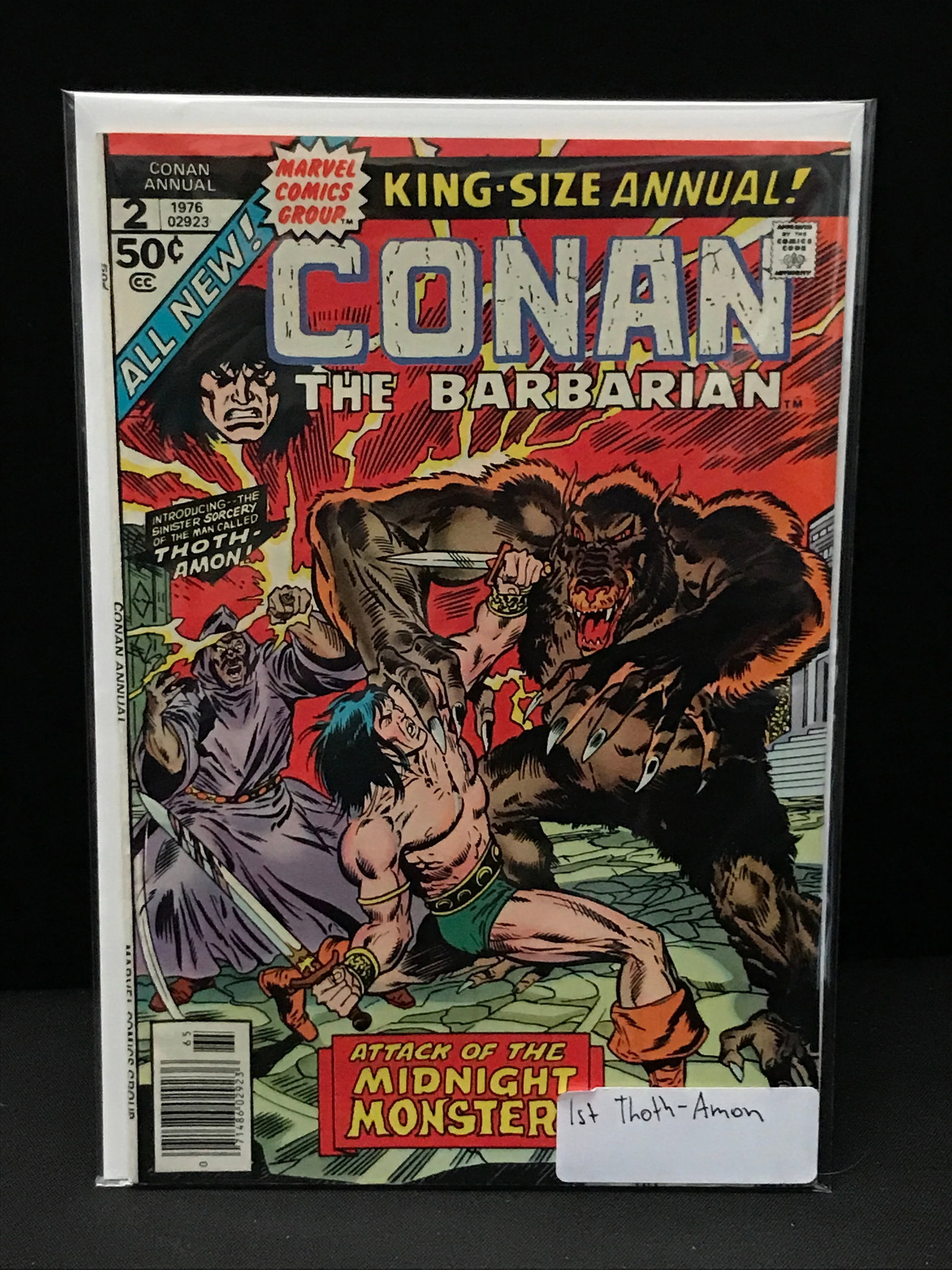 CONAN THE BARBARIAN KING SIZED ANNUAL #2 1ST THOTH - AMON - MARVEL COMICS: Prices are in Canadian Dollars
