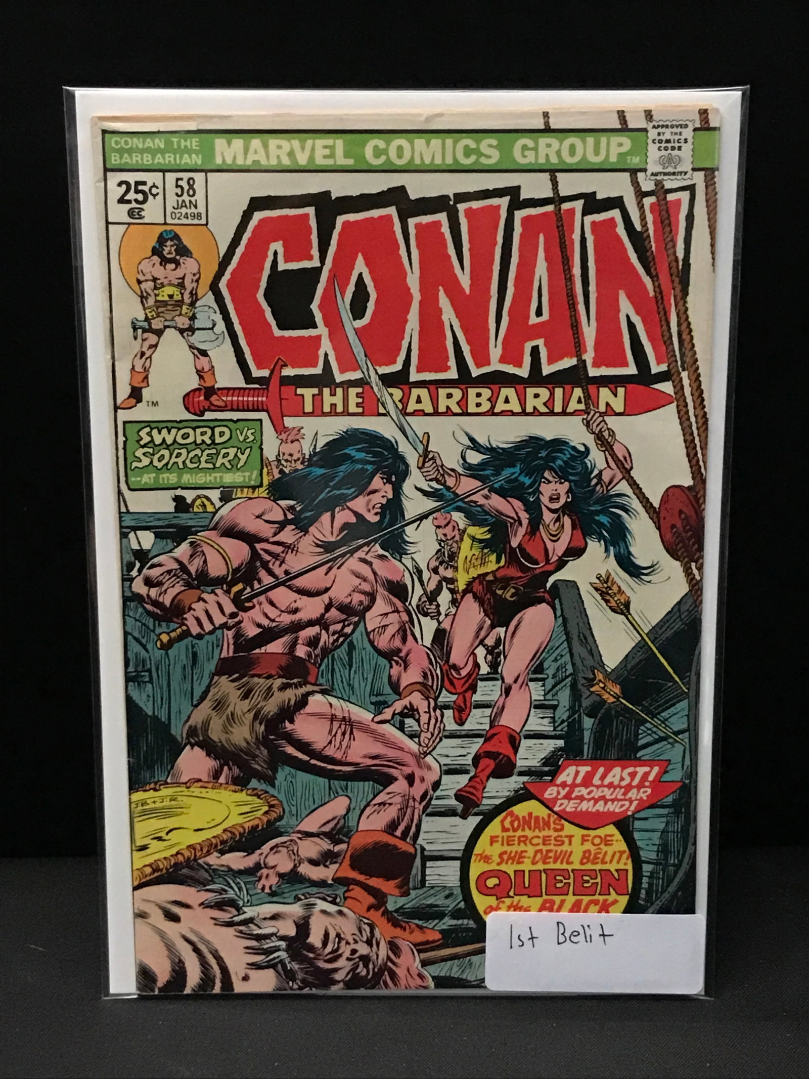 CONAN THE BARBARIAN #58 1ST BELIT - MARVEL COMICS: Prices are in Canadian Dollars
