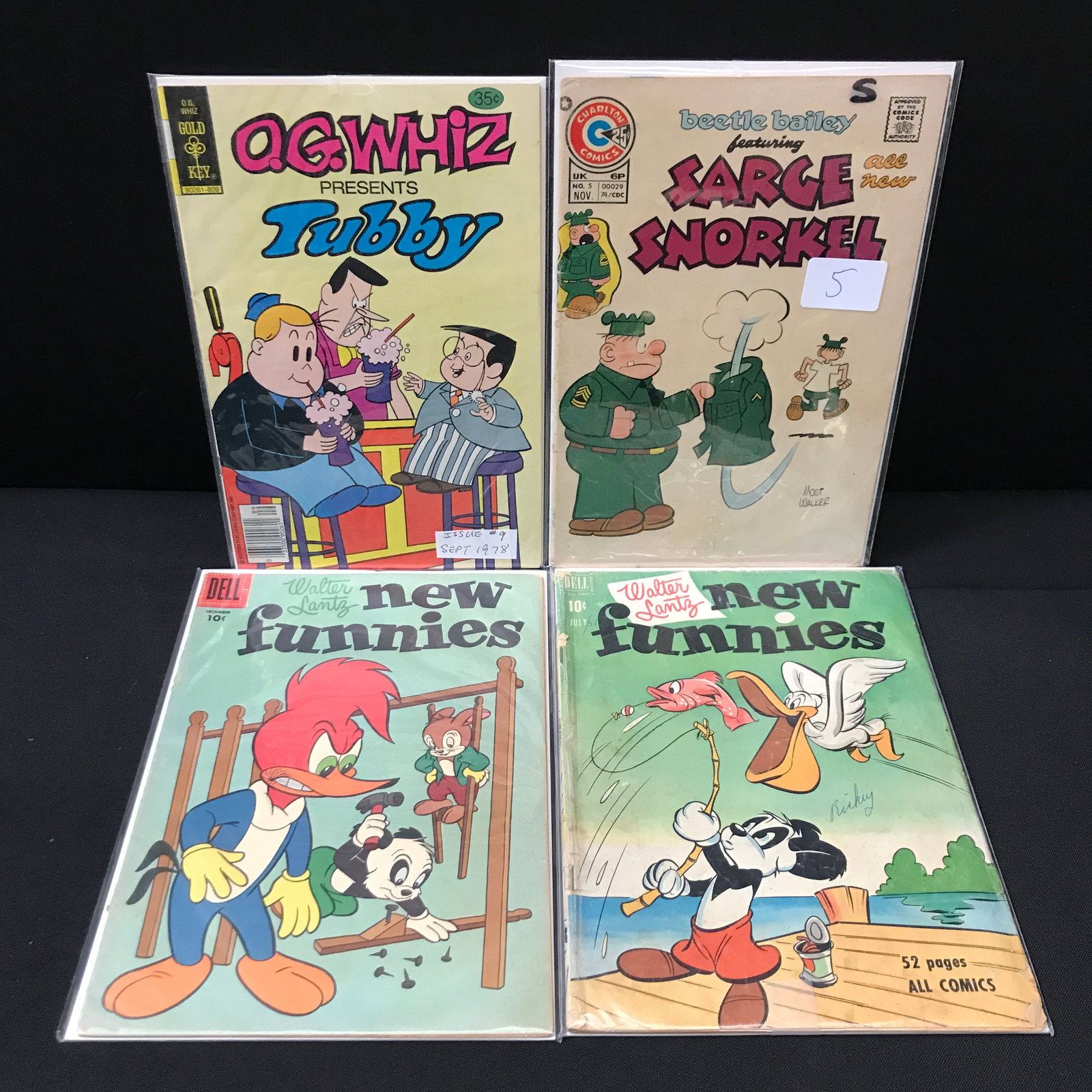 LOT OF 4 KIDS COMICS - VARIOUS PUBLISHERS: Prices are in Canadian Dollars