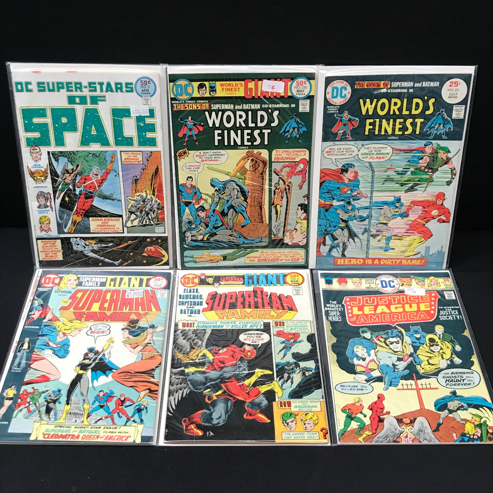 LOT OF 6 MIXED TITLE COMICS - DC COMICS (1 of 1)