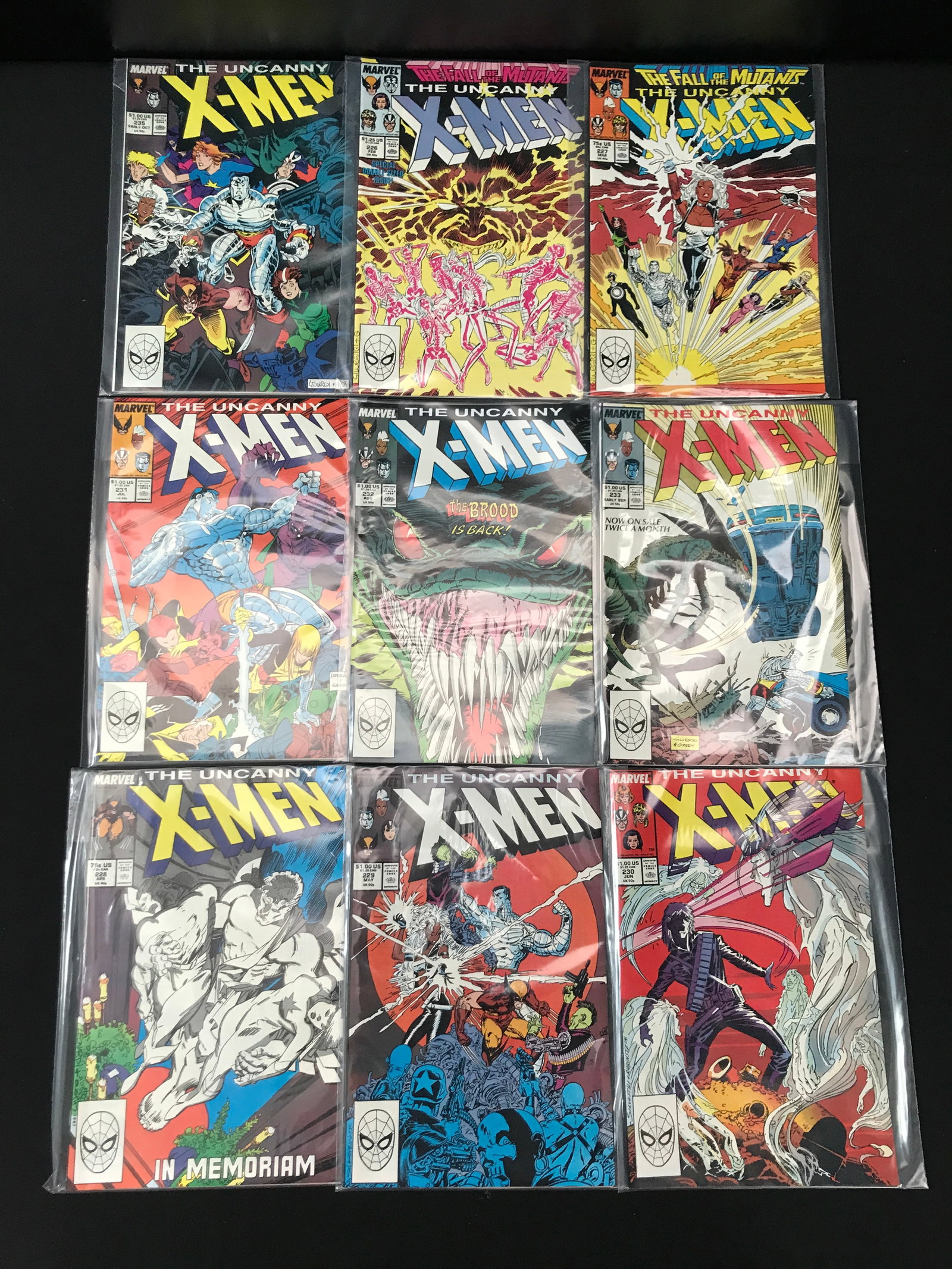 LOT OF 9 X-MEN COMICS - MARVEL COMICS (1 of 1)