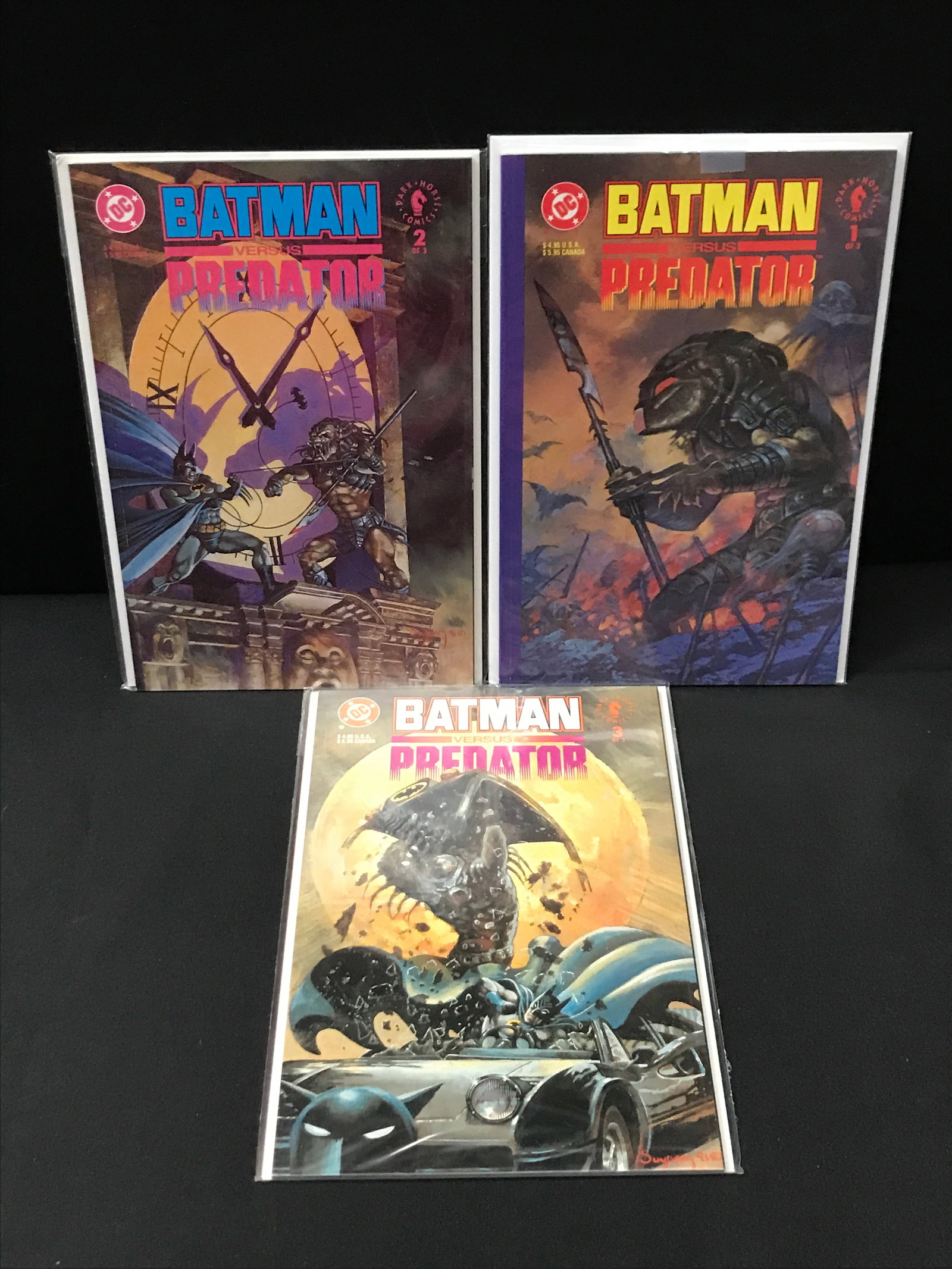 LOT OF 3 BATMAN VERSUS PREDATOR COMICS - DC / DARK HORSE (1 of 1)