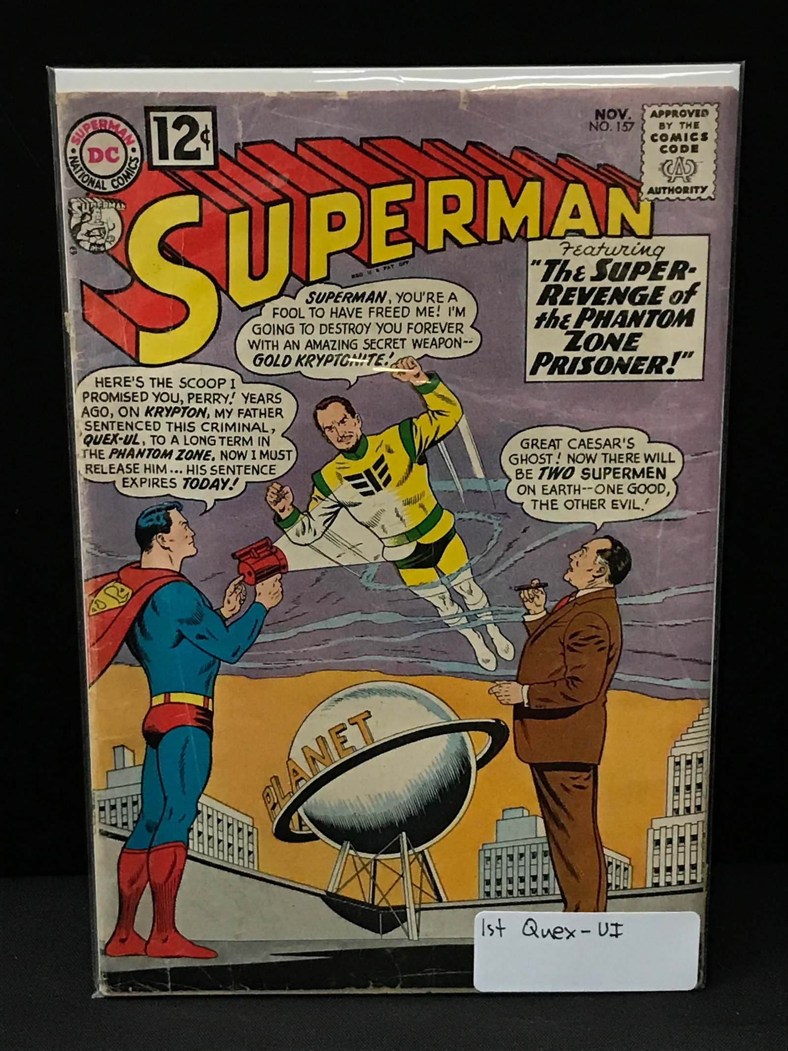SUPERMAN #157 1ST QUEX - UI - DC COMICS: Prices are in Canadian Dollars