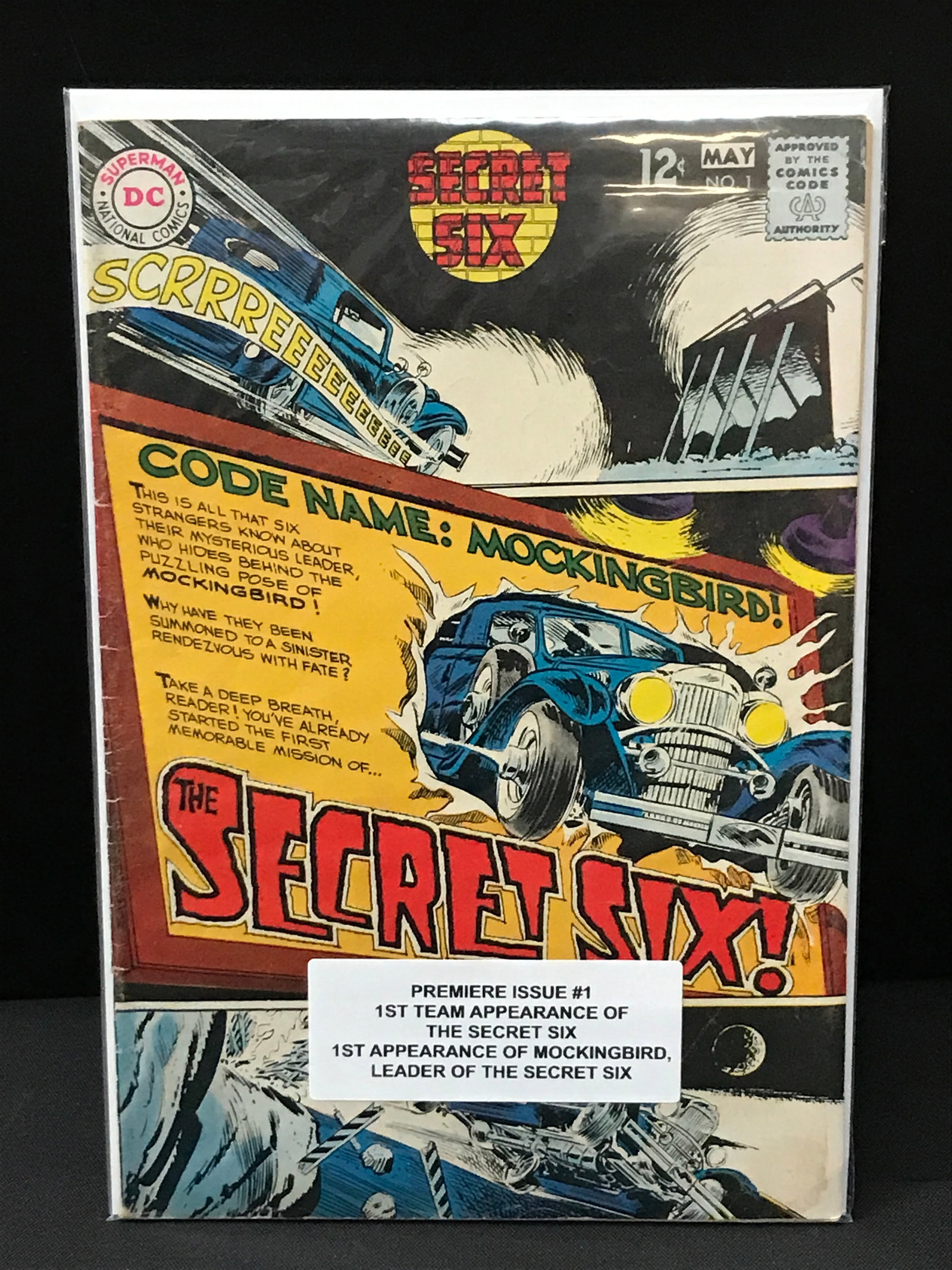 DC COMICS THE SECRET SIX NO.1 PREMIERE ISSUE (1 of 1)