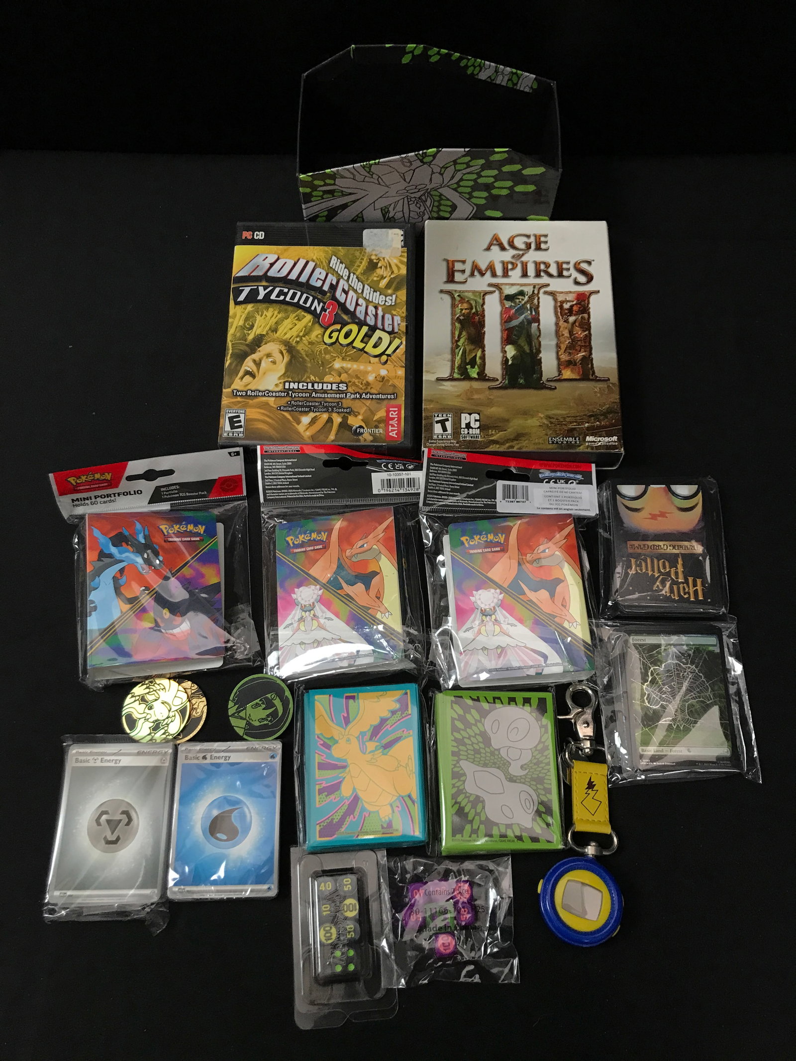 LOT OF MIXED POKEMON AND VIDEO GAMES (1 of 1)