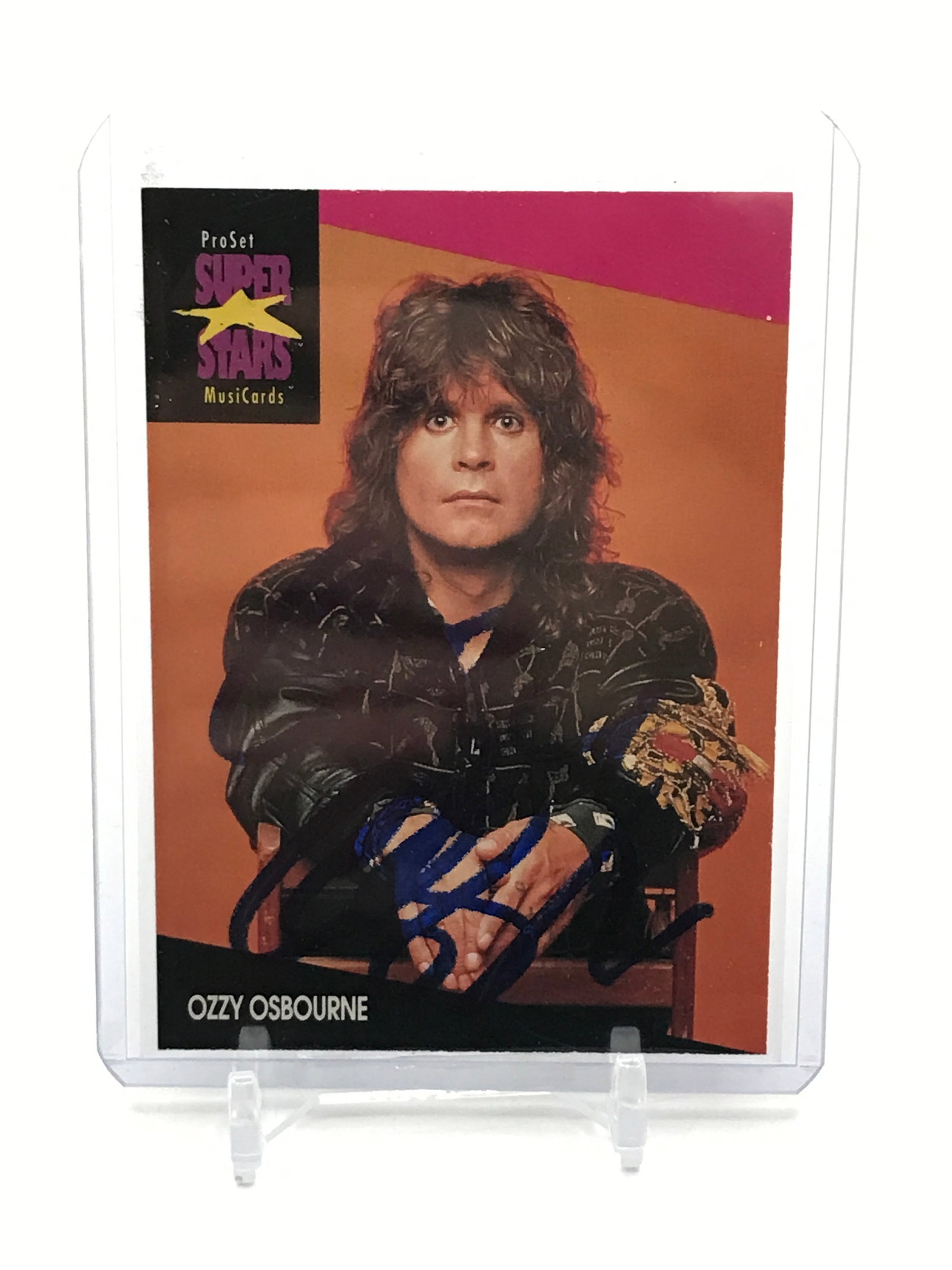 OZZY OSBOURNE SIGNED TRADING CARD: Prices are in Canadian dollars