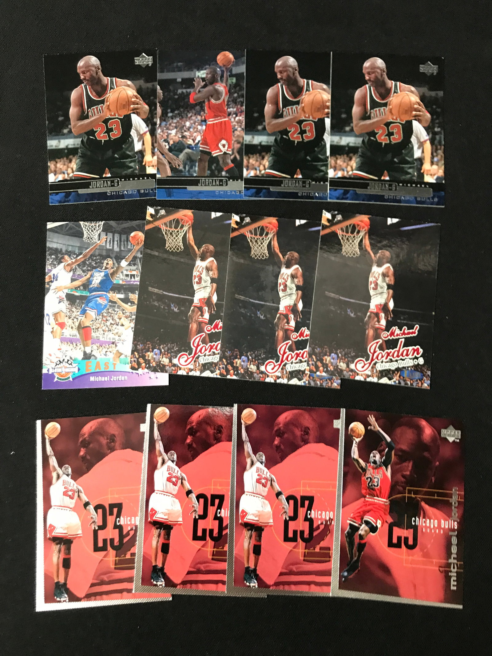 LOT OF 12 MICHAEL JORDAN TRADING CARDS (1 of 1)