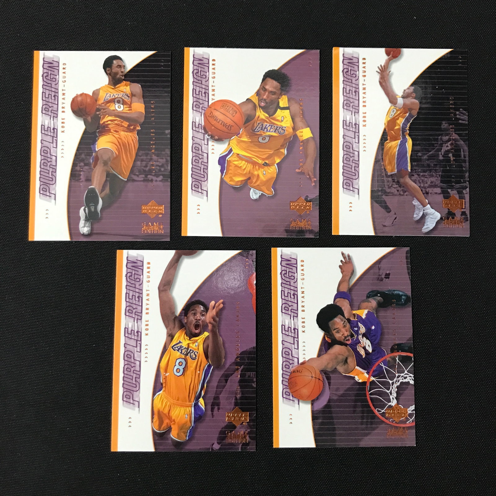 LOT OF 5 KOBE BRYANT TRADING CARDS (1 of 1)