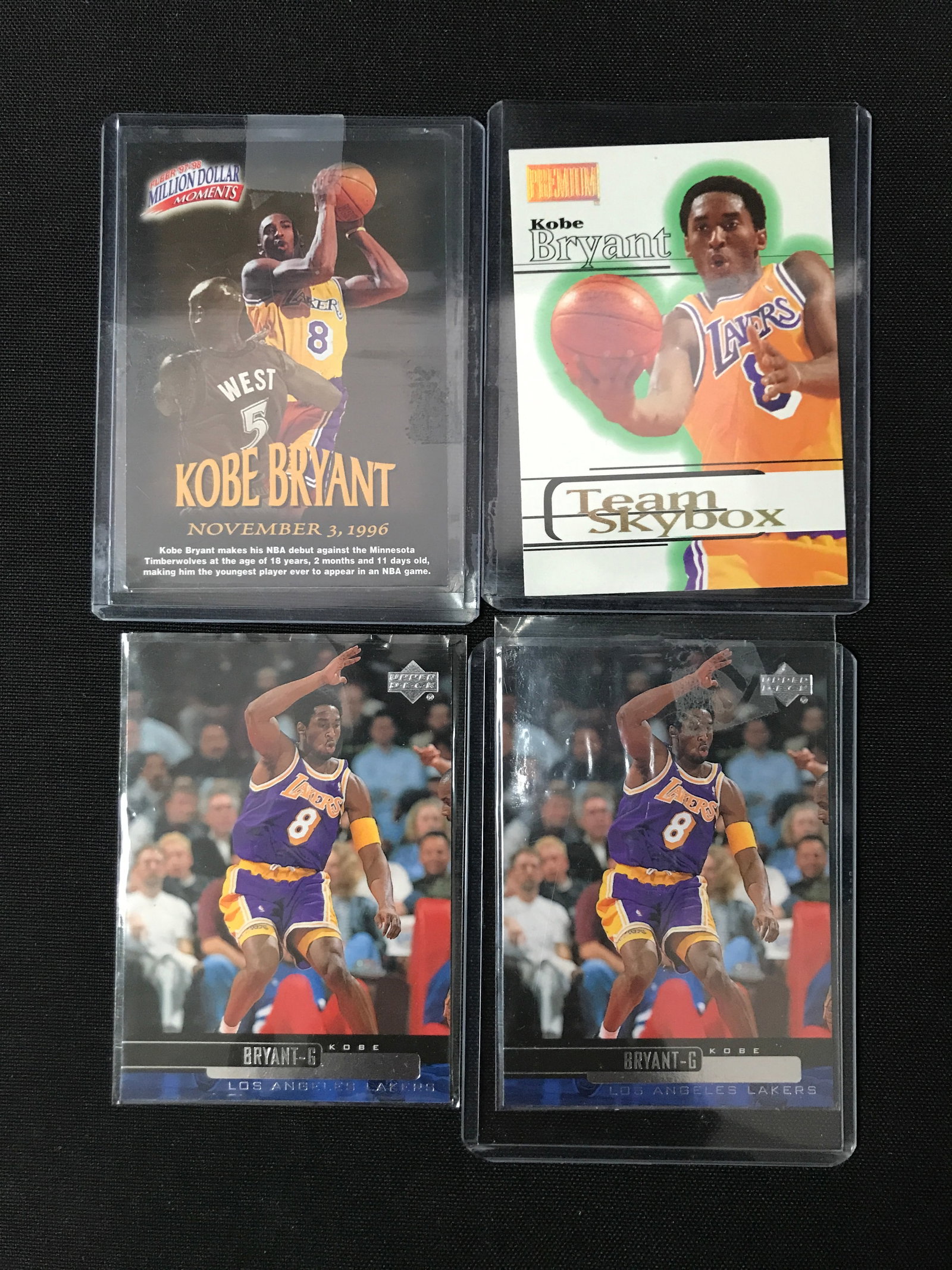 LOT OF 4 KOBE BRYANT TRADING CARDS (1 of 1)