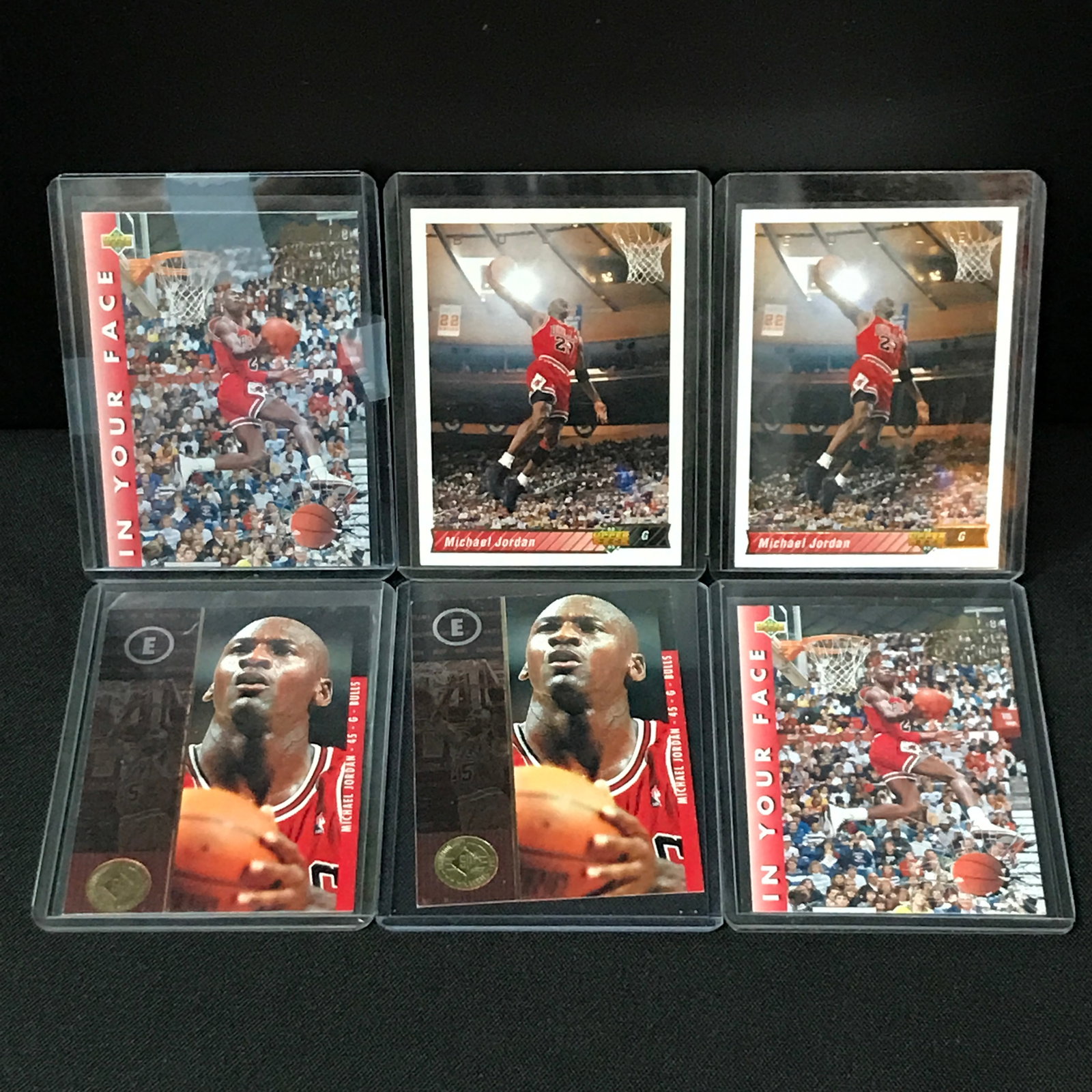 LOT OF 6 MICHAEL JORDAN TRADING CARDS (1 of 1)