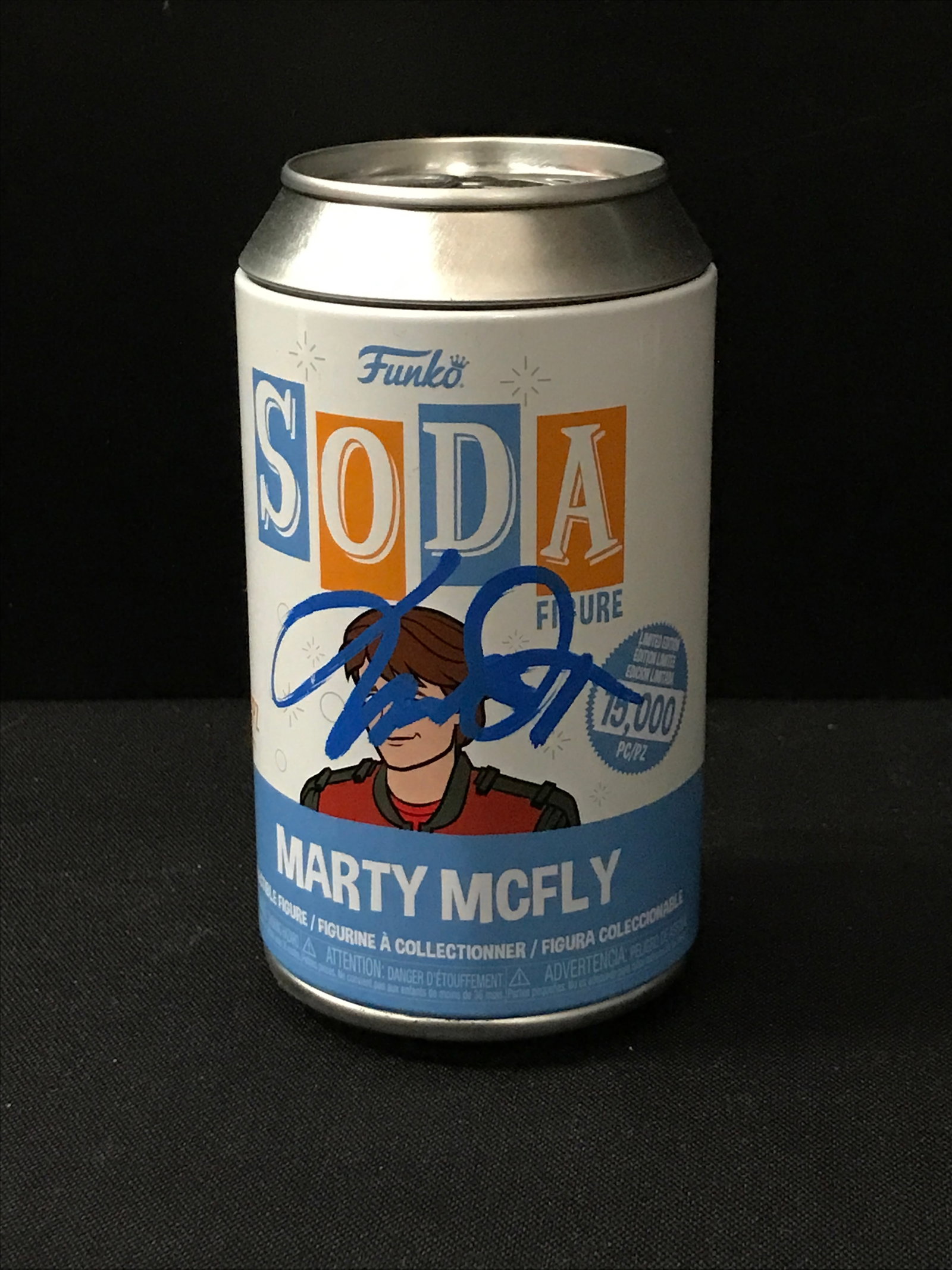 MICHAEL J FOX SIGNED FUNKO SODA CAN - WWOC COA: Prices are in Canadian dollars