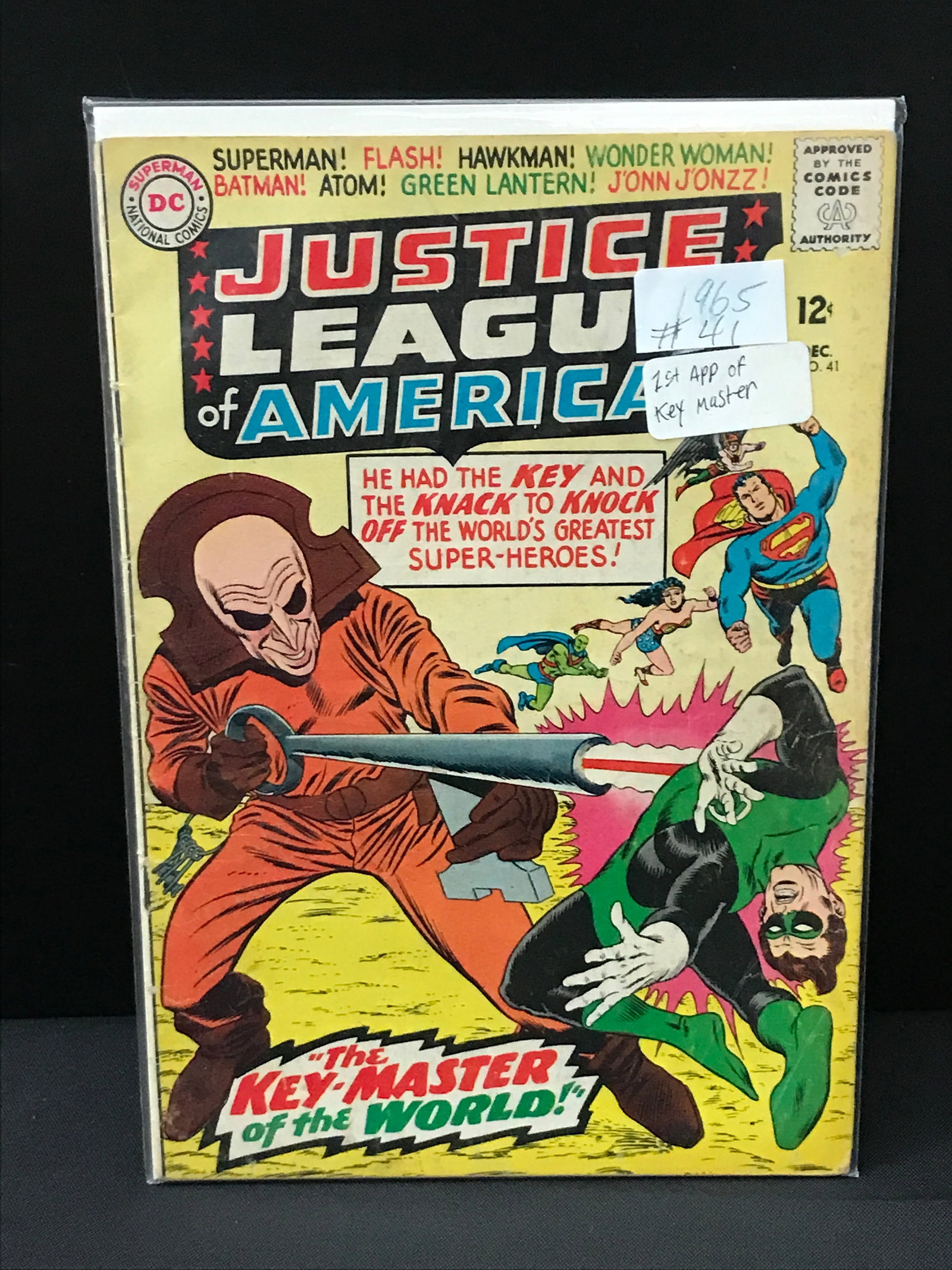 JUSTICE LEAGUE OF AMERICA #41 (1965) 1ST APP KEYMASTER - DC COMICS: Prices are in Canadian dollars