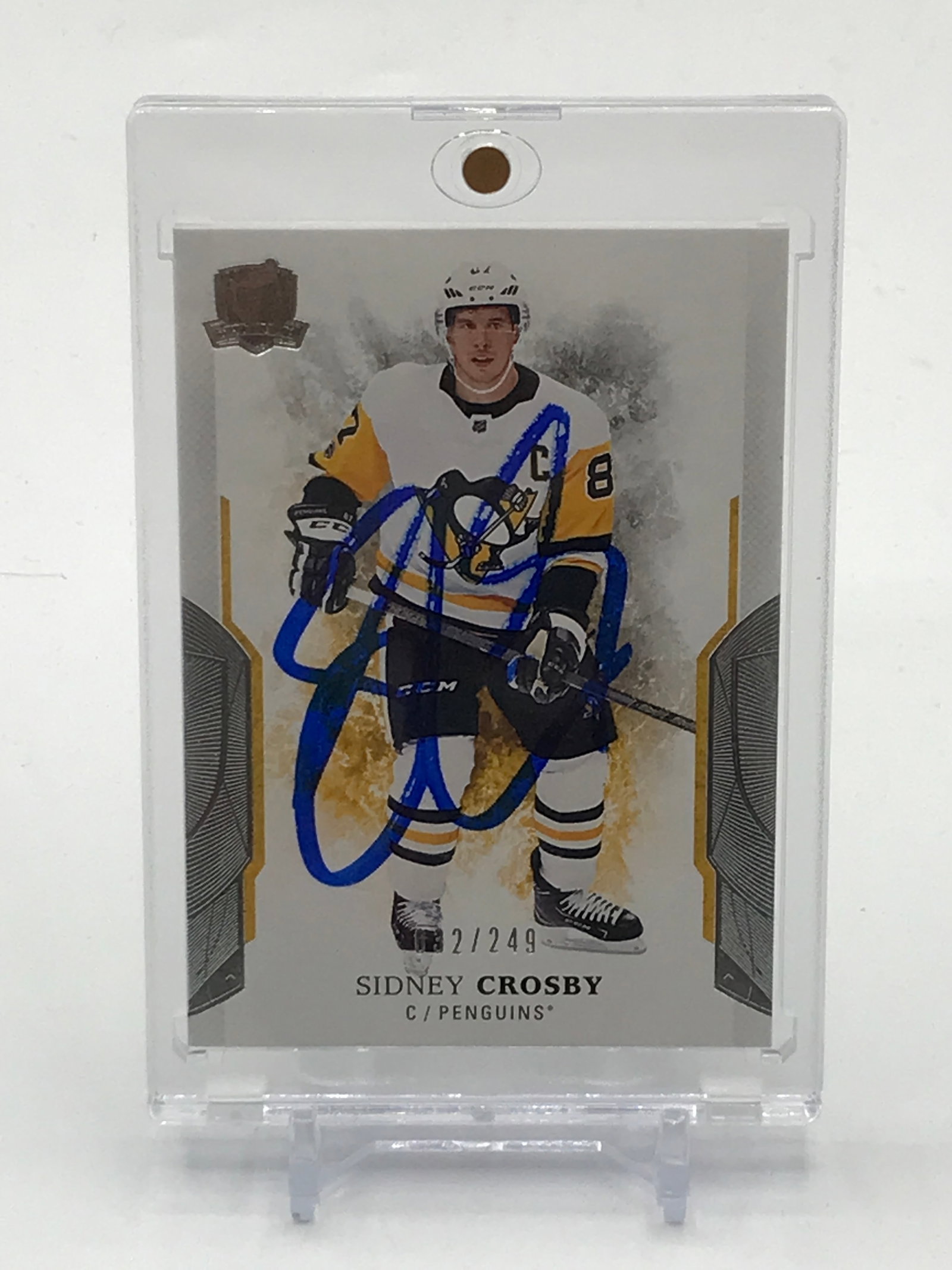 SIDNEY CROSBY SIGNED UPPER DECK THE CUP TRADING CARD 032/249 (1 of 2)