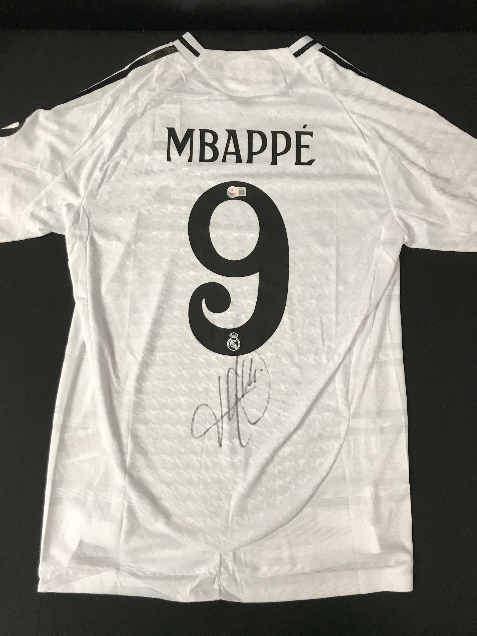 KYLIAN MBAPPE SIGNED REAL MADRID SOCCER JERSEY - BECKETT COA: Prices are in Canadian dollars