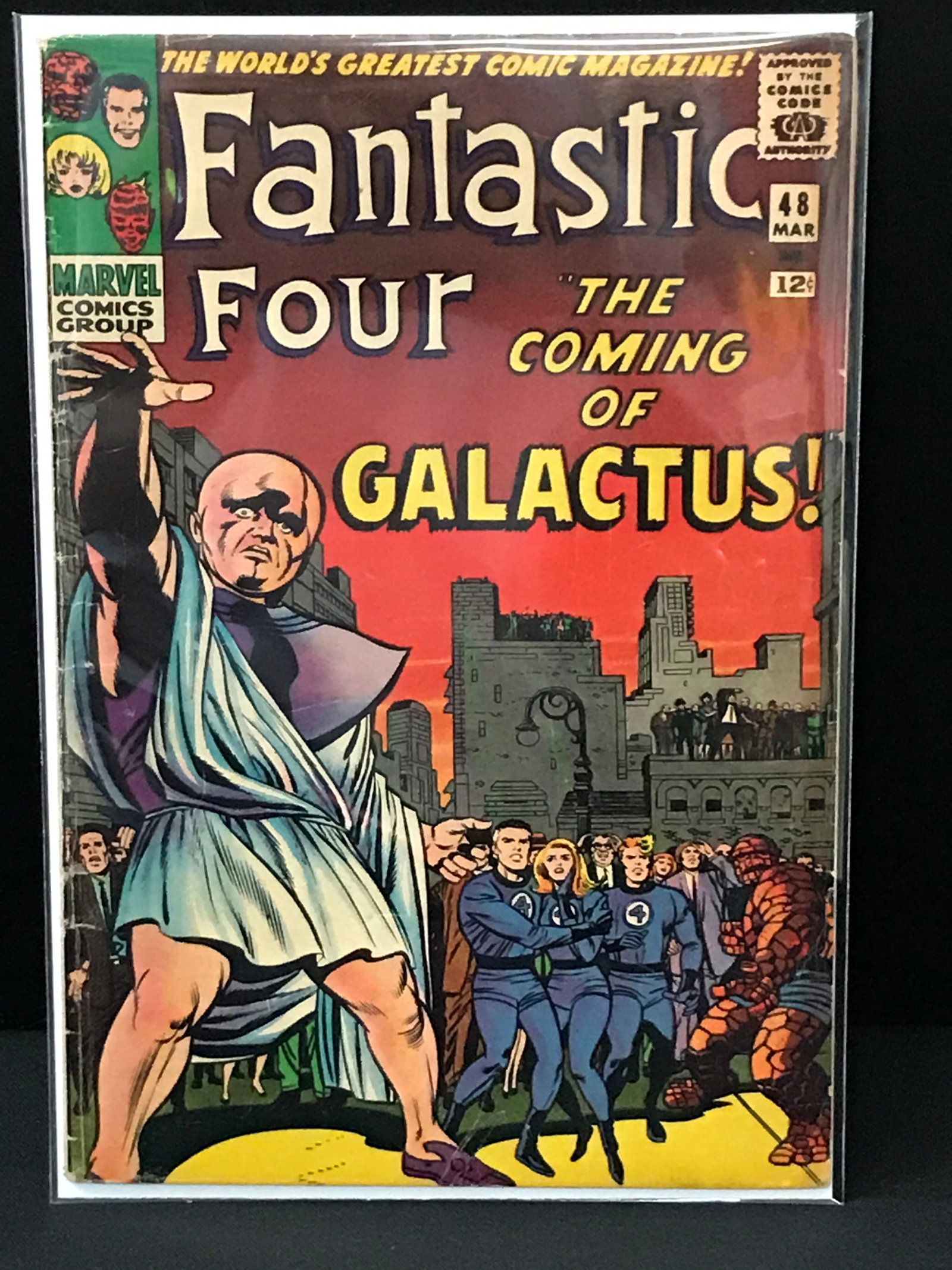BIG KEY THE FANTASTIC FOUR NO.48 - (1ST GALACUS 1ST SILVER SURFER)MARVEL COMICS (1 of 1)