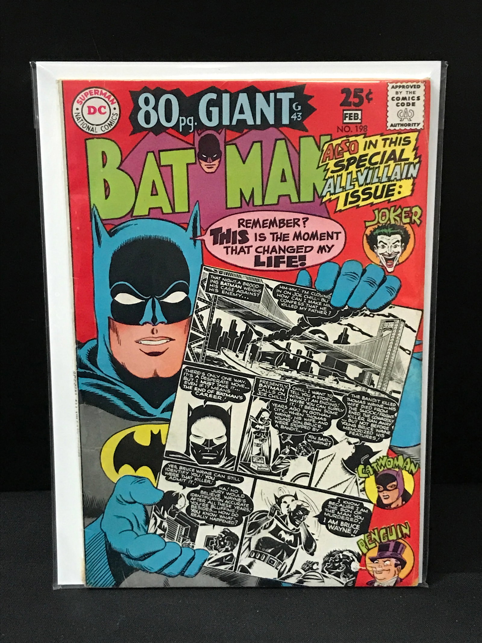 BATMAN #198 - DC COMICS (1 of 1)