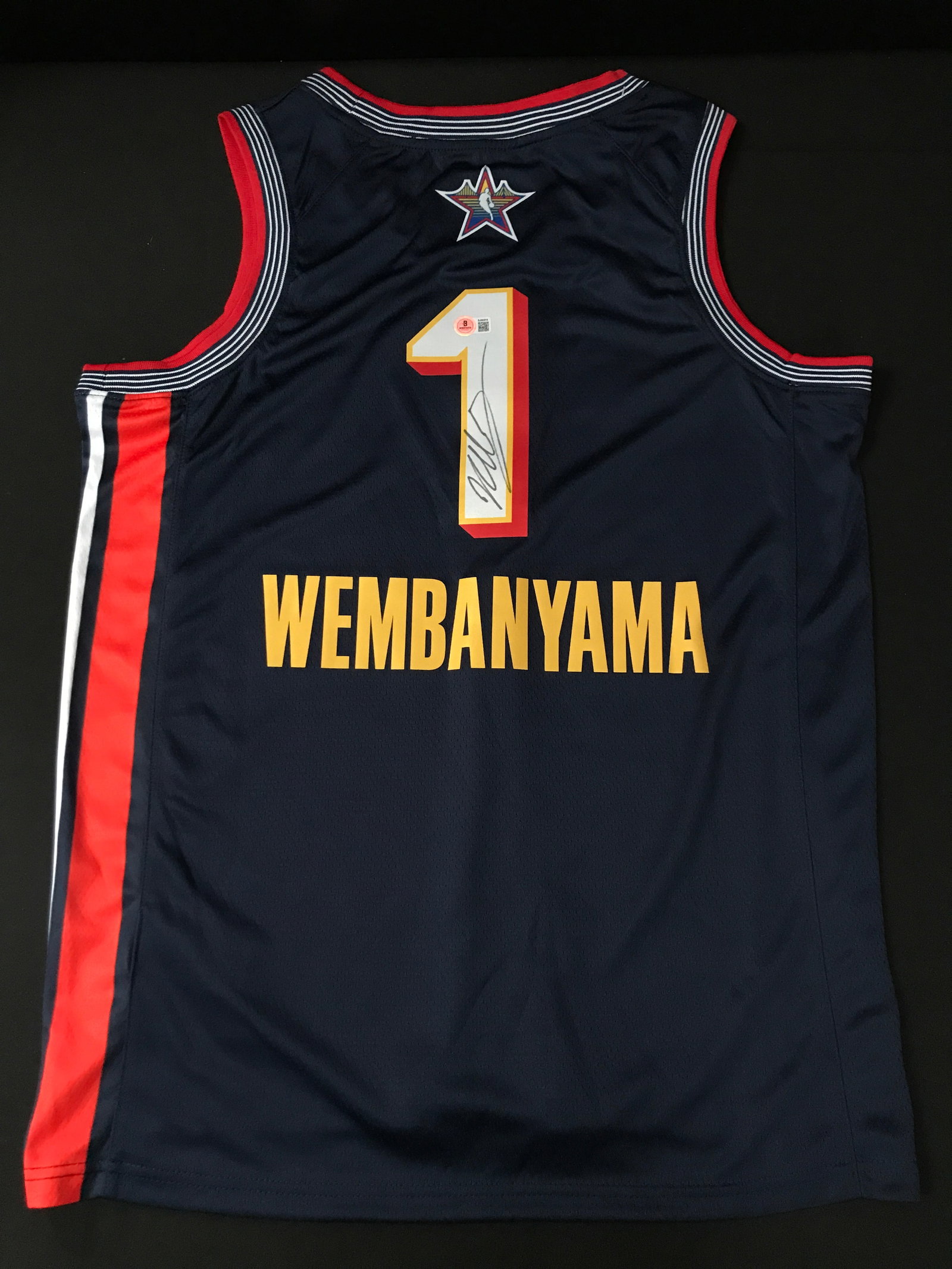 VICTOR WEMBANYAMA SIGNED ALL STAR BASKETBALL JERSEY - BECKETT COA (1 of 3)