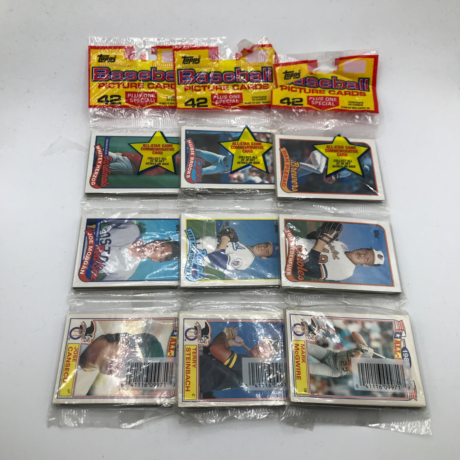 LOT OF 3 SEALED 1988 TOPPS BASEBALL CARD MEGA PACKS: Prices are in Canadian dollars