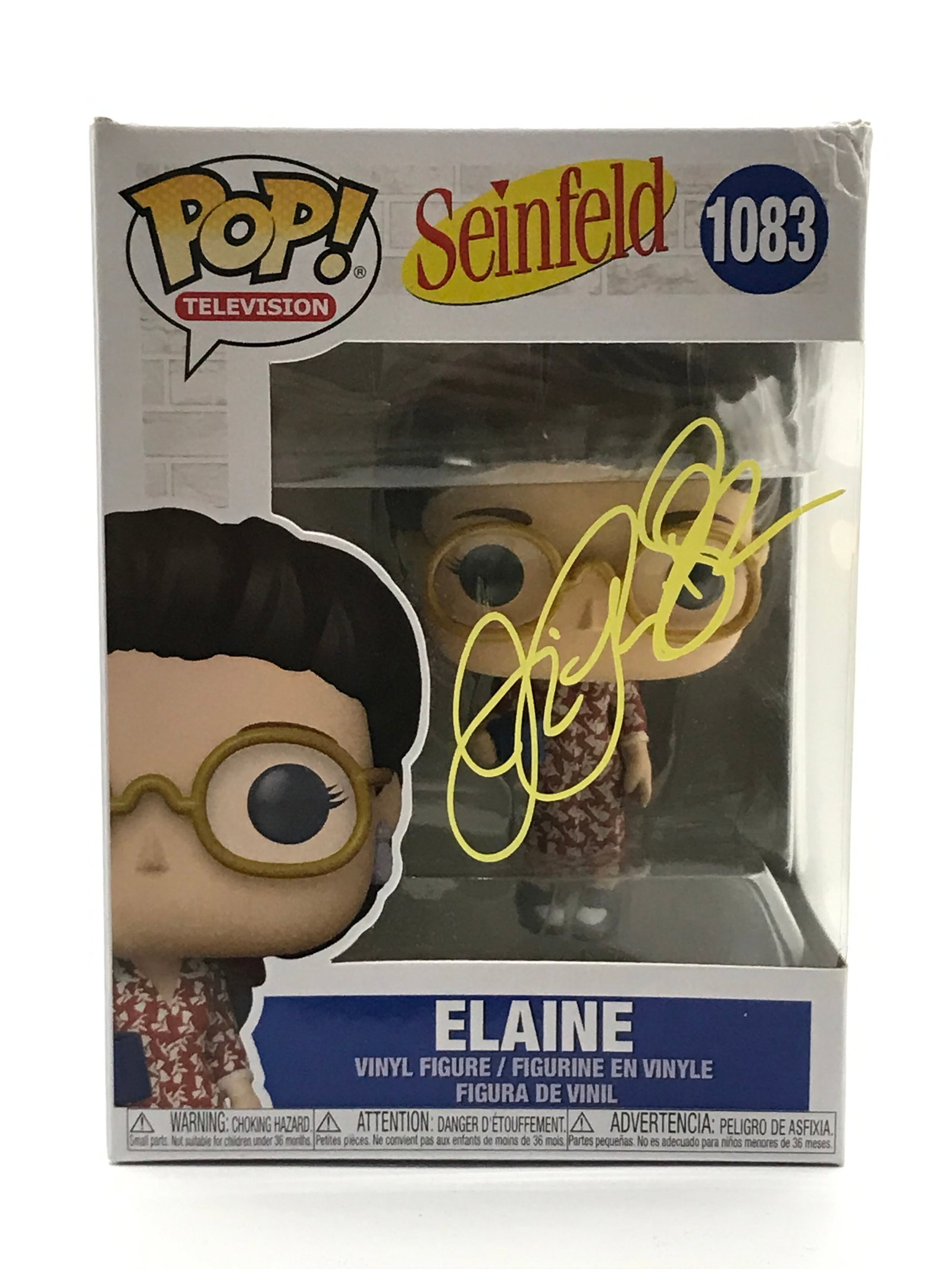 JULIA LOUIS-DREYFUS SIGNED ELAINE SEINFELD FUNKO POP - KB COA (1 of 2)