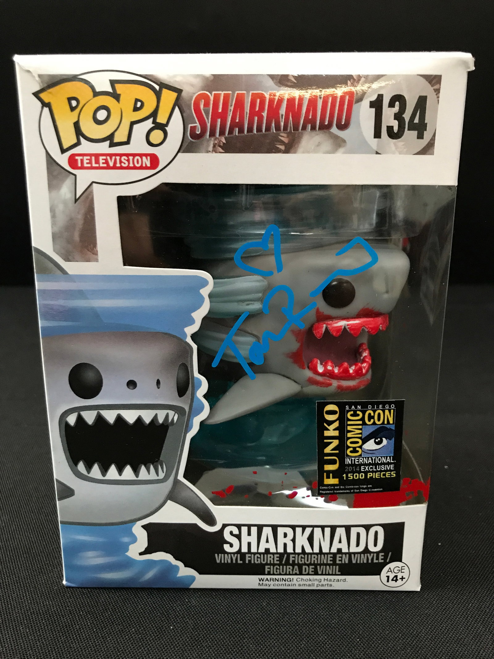 TARA REID SIGNED SHARKNADO FUNKO POP - WWOC COA: Prices are in Canadian dollars