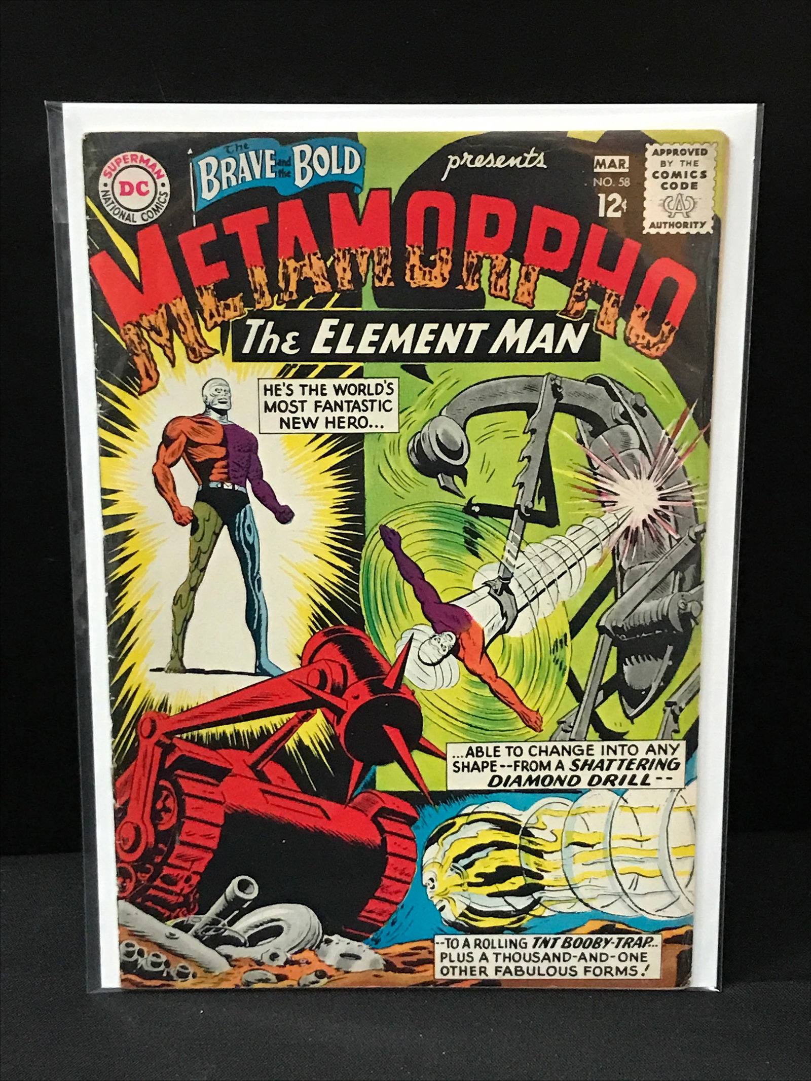 THE BRAVE AND THE BOLD INTRODUCES METAMORPHO #58 - DC COMICS: Prices are in Canadian dollars