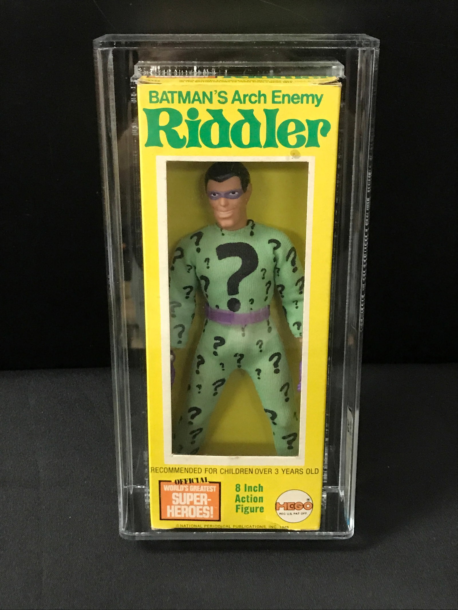 1974 MEGO WS GH RIDDLER TYPE 1 BODY ACTION FIGURE IN ORIGINAL PACKAGING - AFA GRADE 80 (1 of 2)