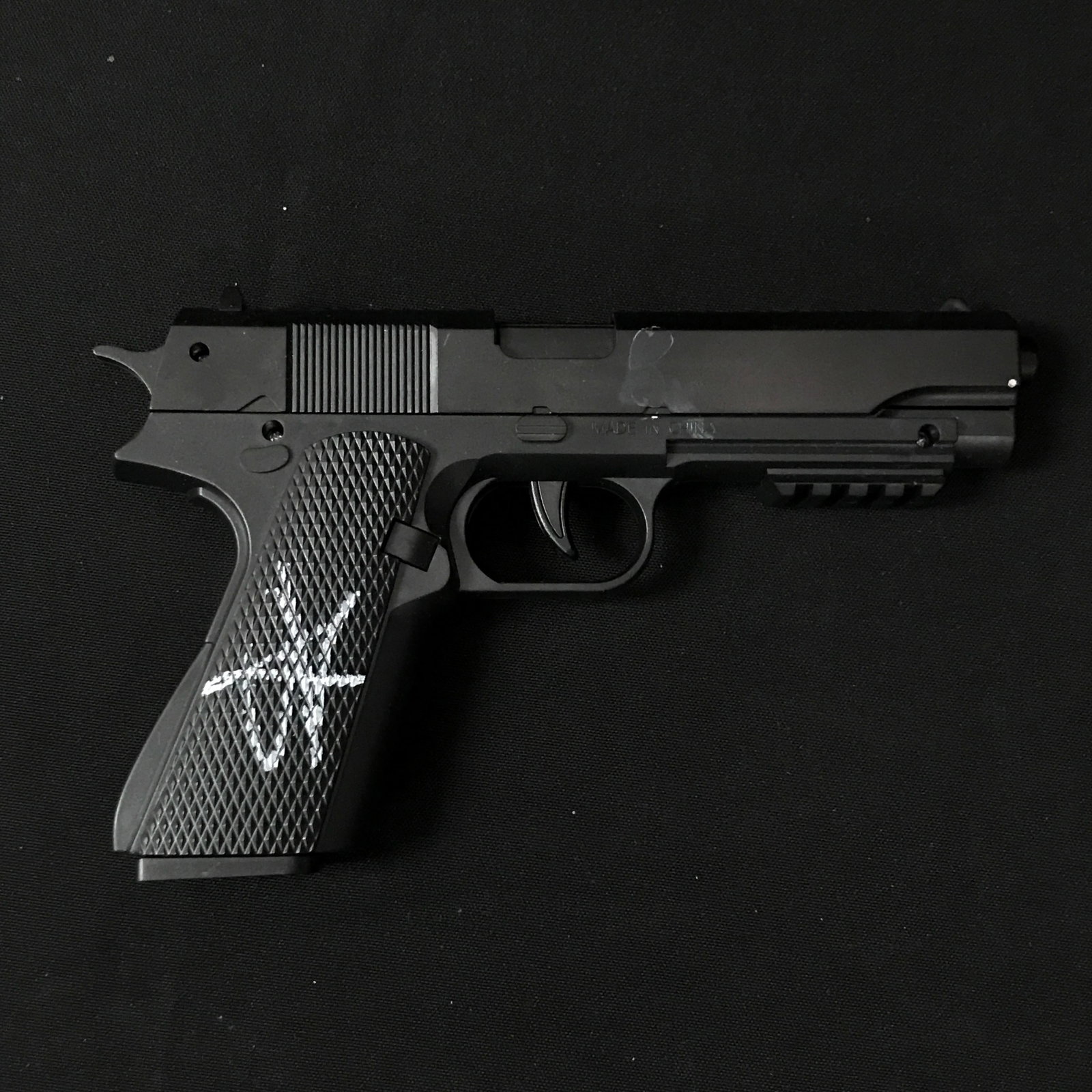 JOHN CENA SIGNED PROP GUN (WWOC COA) (1 of 2)