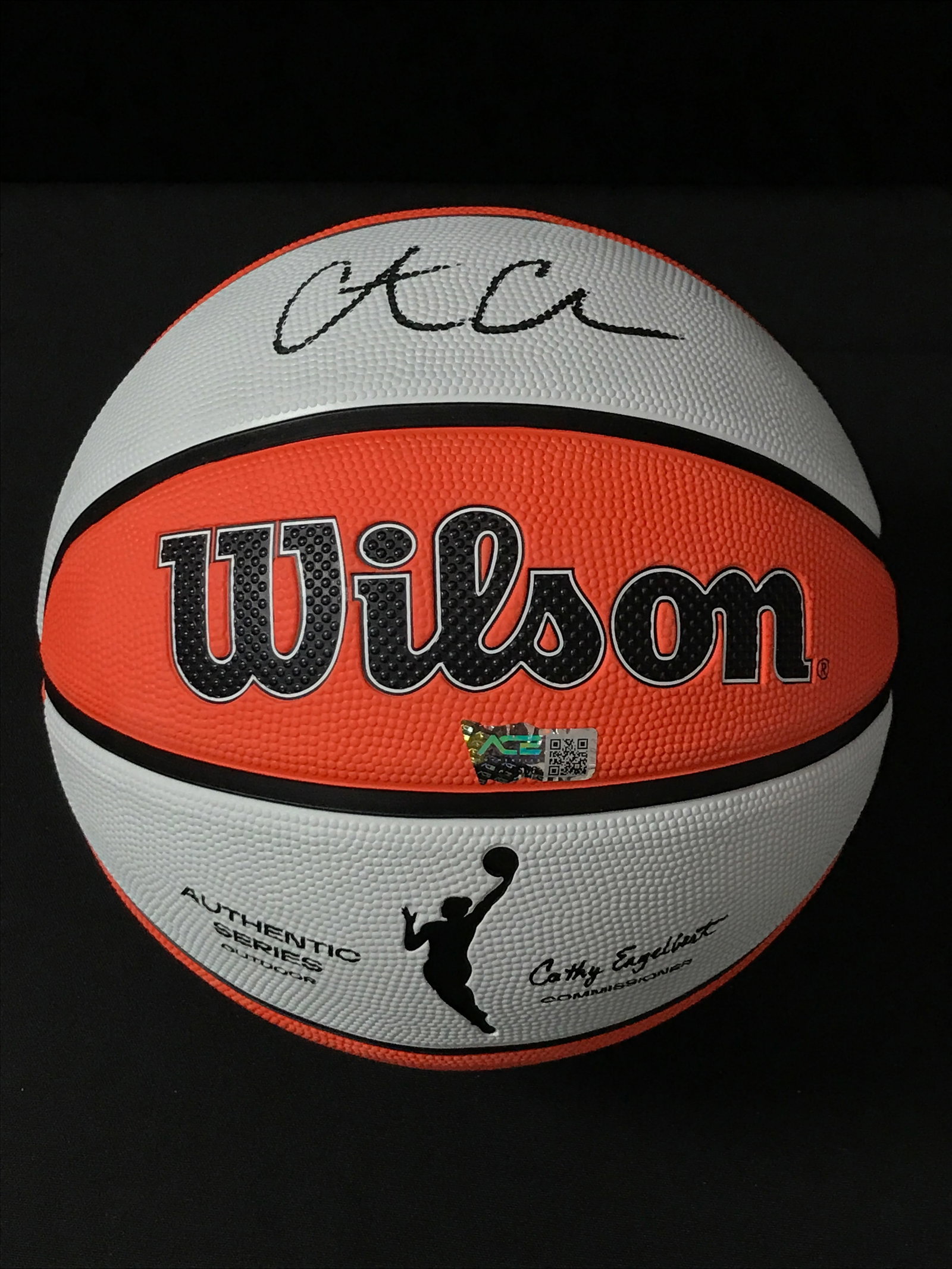 CAITLAN CLARK SIGNED WILSON WNBA BASKETBALL (ACE COA) (1 of 1)
