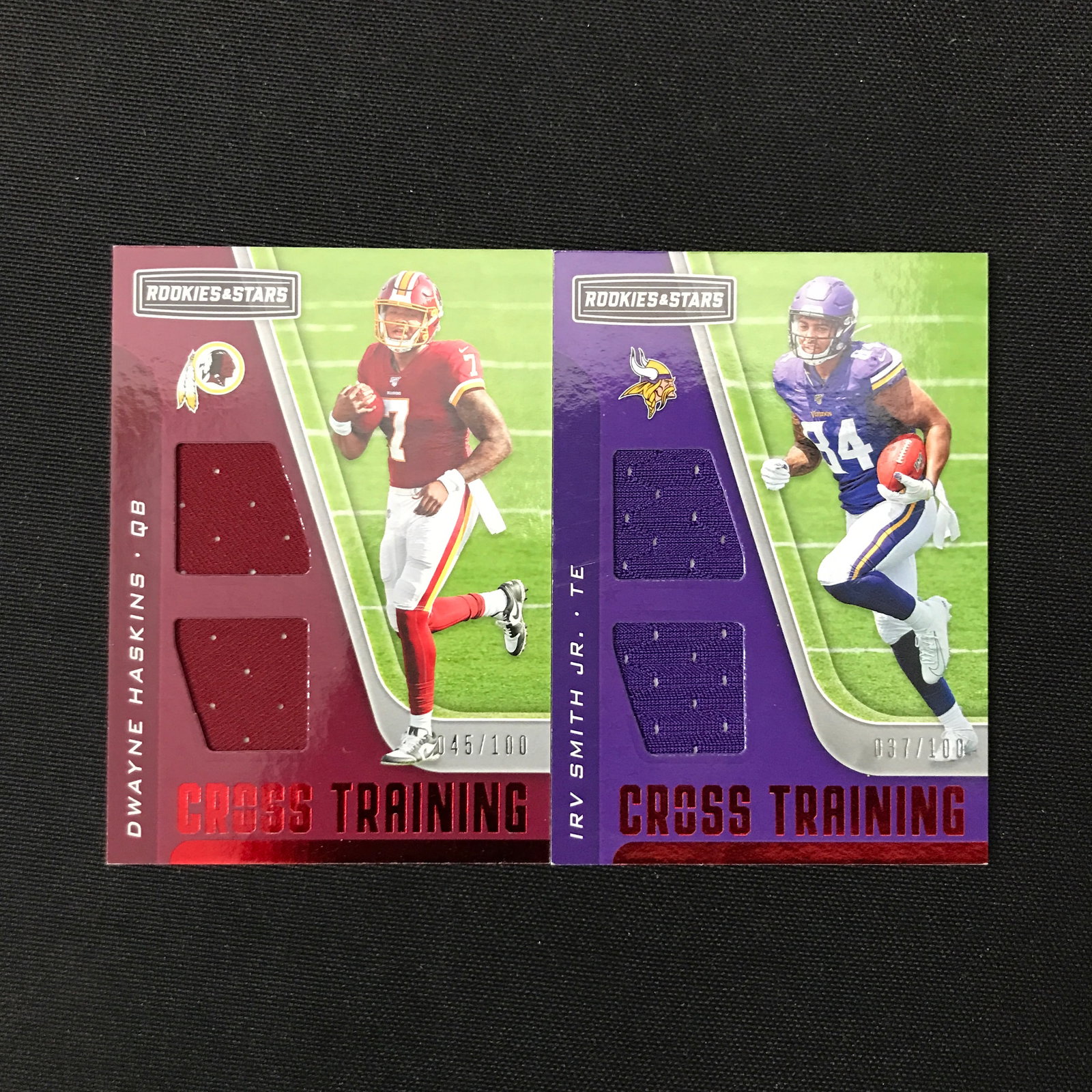 LOT OF 2 ROOKIES AND STARS PATCH TRADING CARDS /100 (1 of 1)