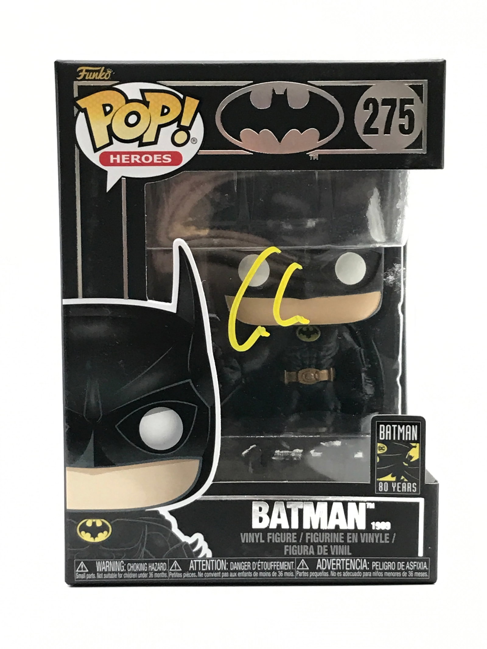 GEORGE CLOONEY SIGNED BATMAN FUNKO POP - KB COA (1 of 2)