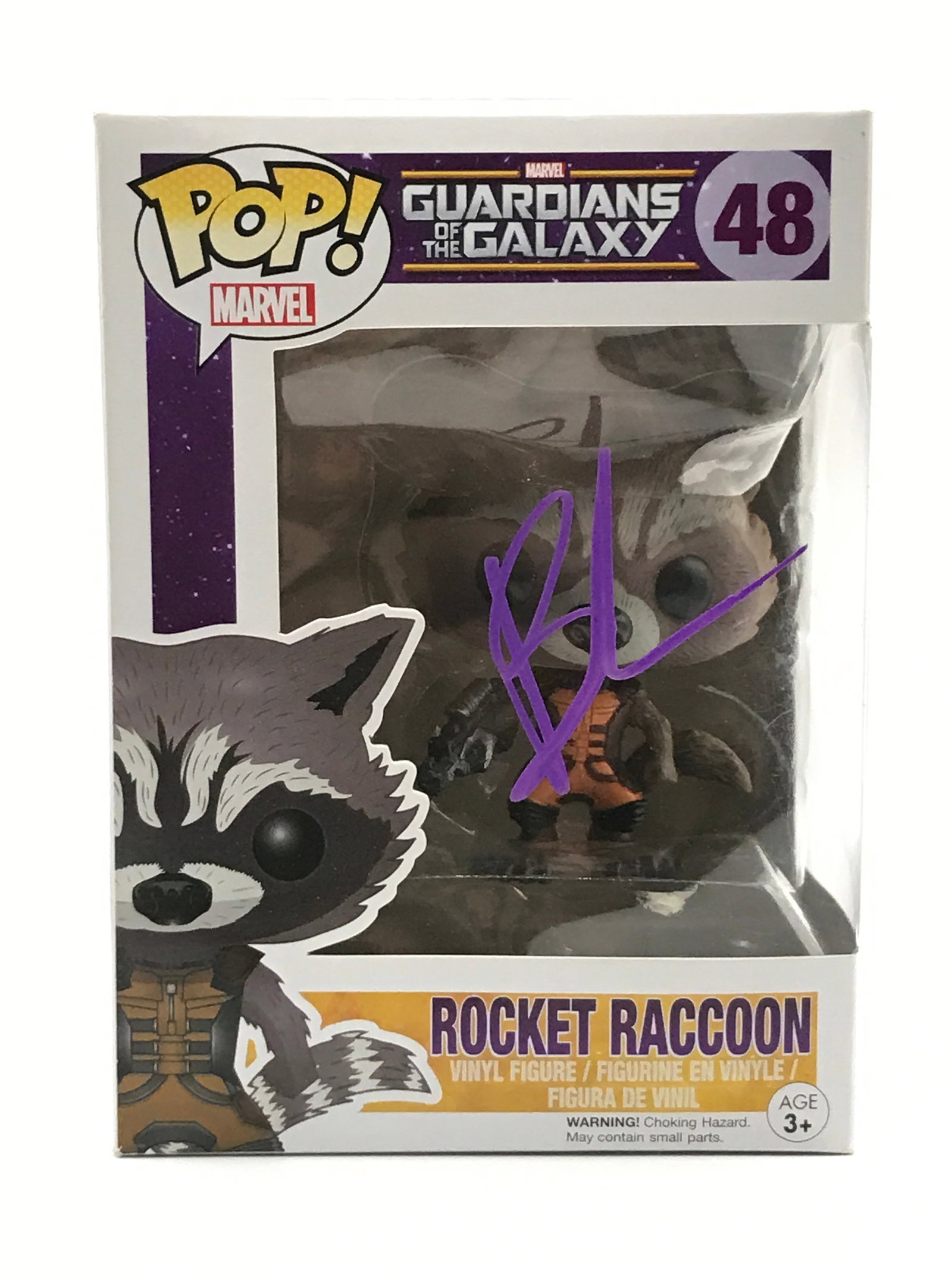 BRADLEY COOPER SIGNED ROCKET RACOON G.O.T.G FUNKO POP - KB COA: Prices are in Canadian dollars
