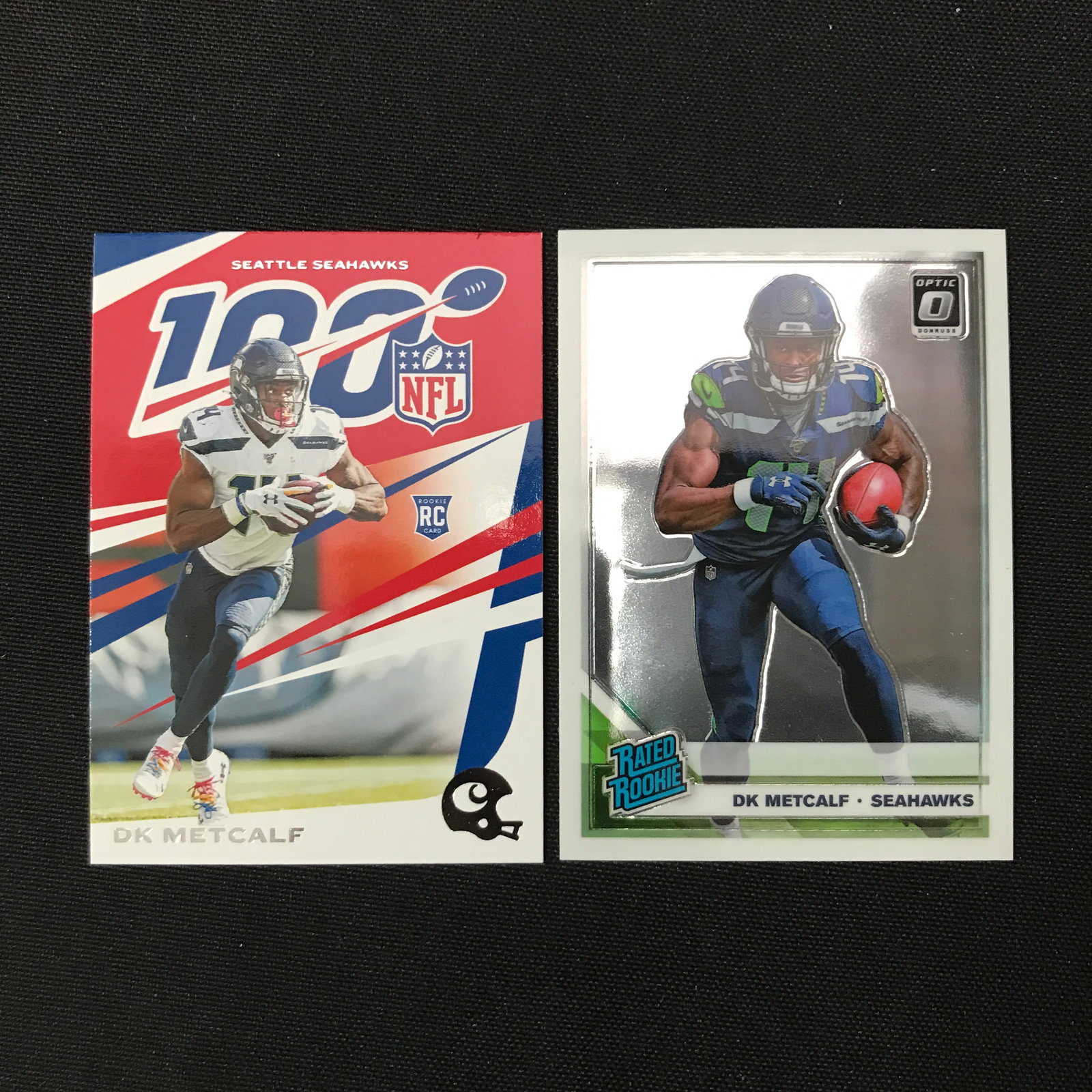 LOT OF 2 D.K METCALF ROOKIE TRADING CARDS (1 of 1)