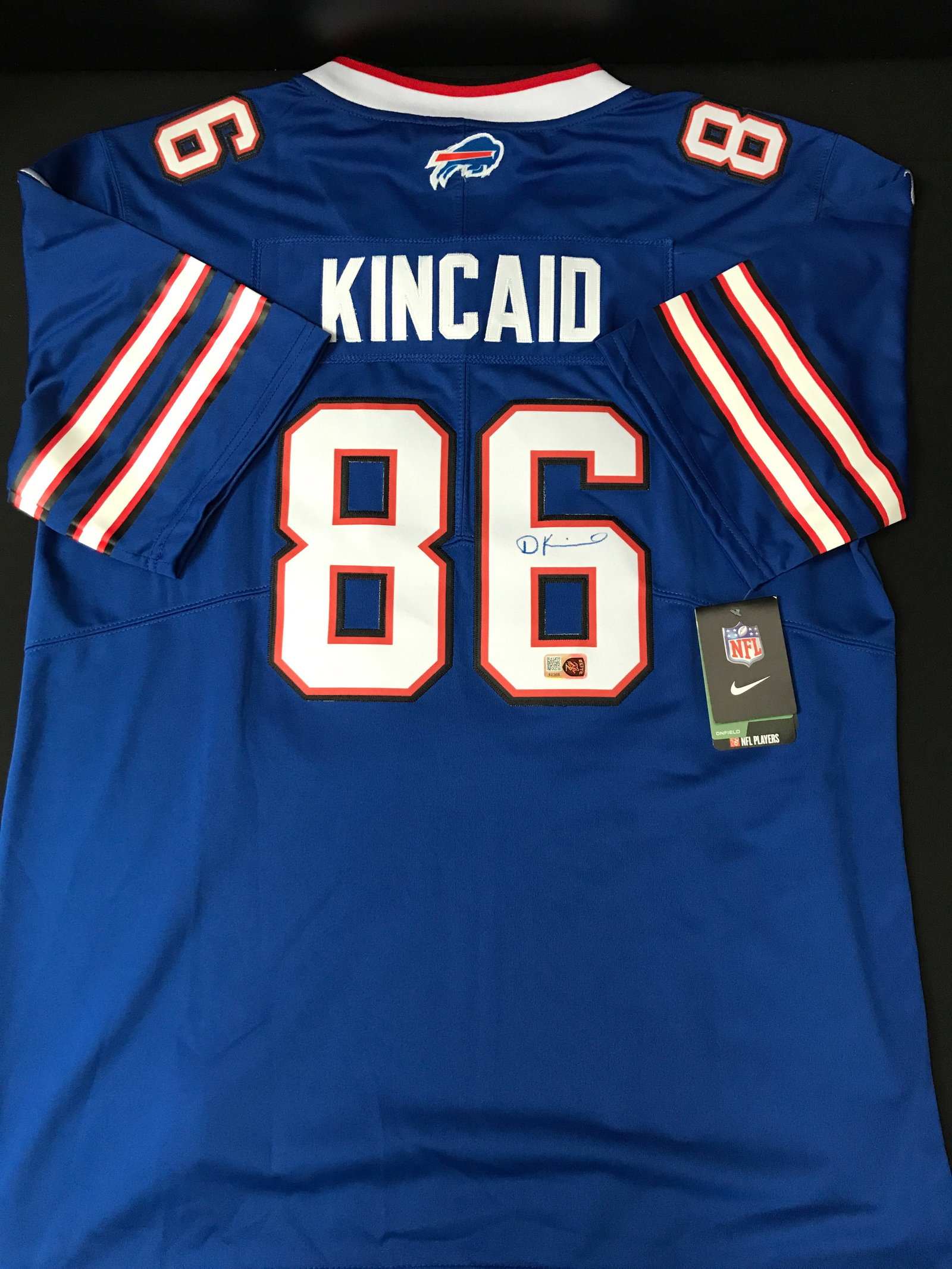 DALTON KINCAID SIGNED BUFFALO BILLS CUSTOM JERSEY - ELITE COA (1 of 3)
