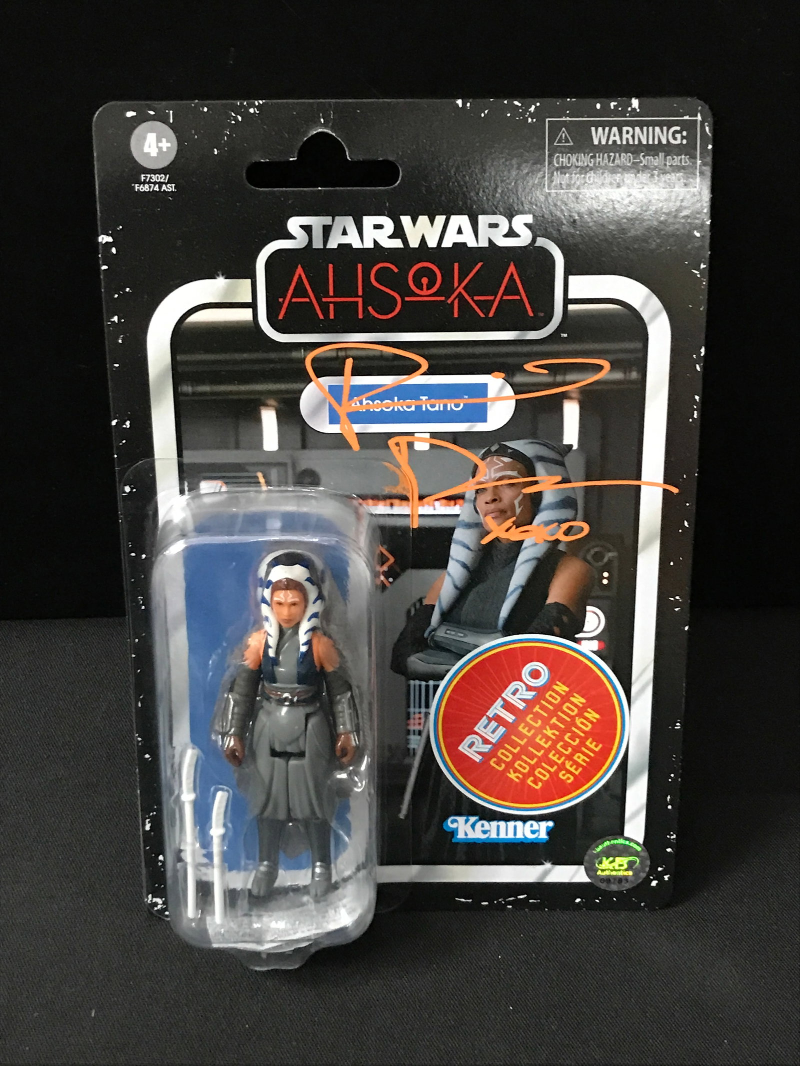 ROSARIO DAWSON SIGNED AHSOKA ACTION FIGURE - KB COA (1 of 1)