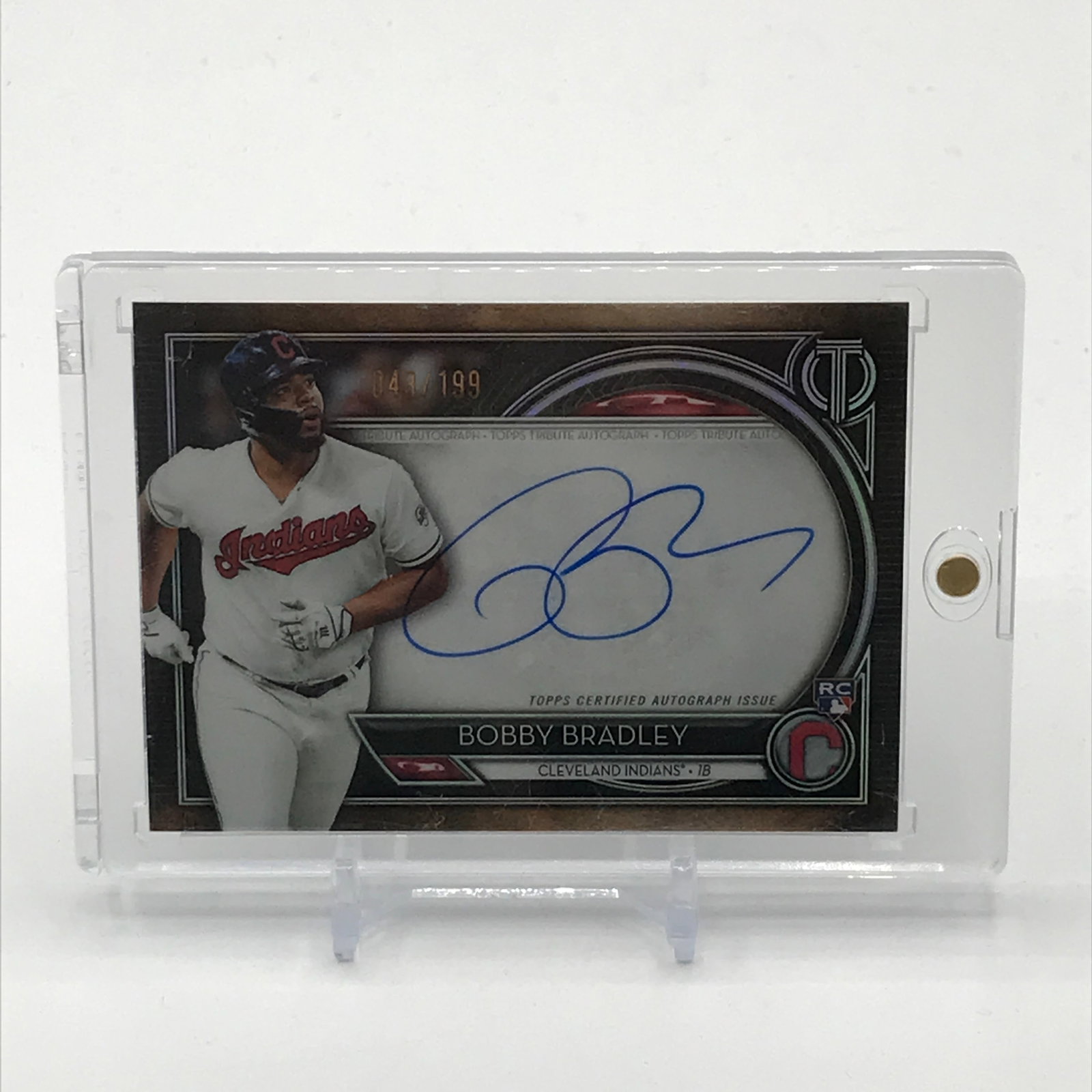2020 TOPPS TRIBUTE BASEBALL BOBBY BRADLEY SIGNED ROOKIE TRADING CARD 141/199: Prices are in Canadian dollars