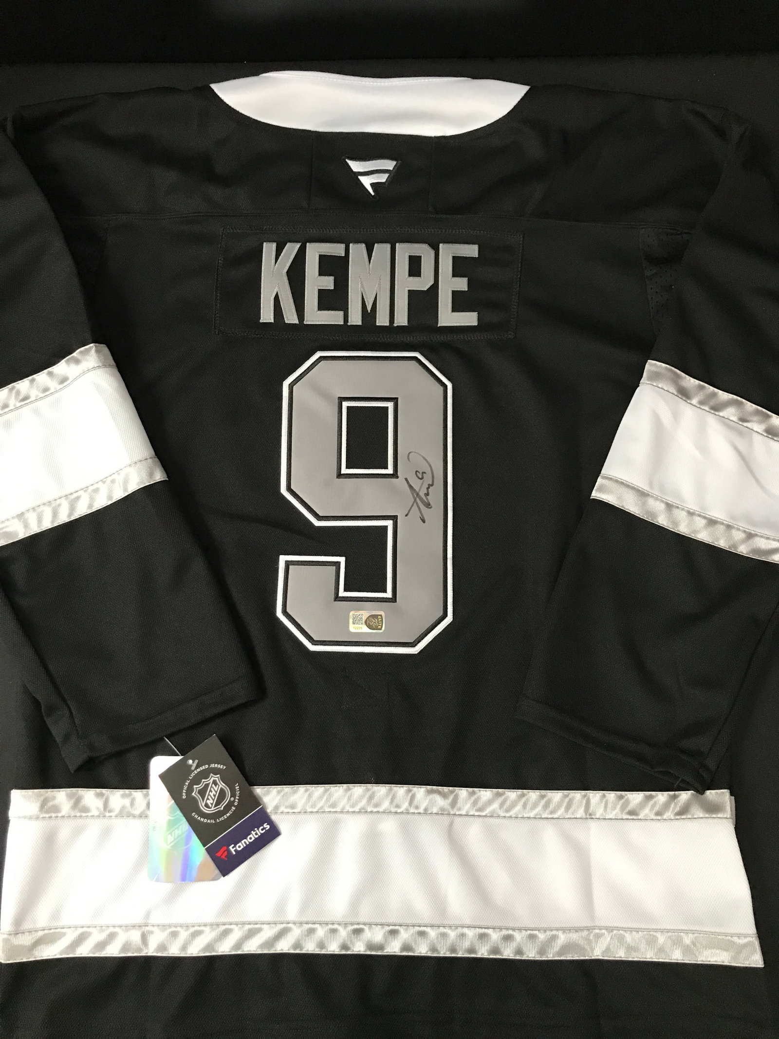 ADRIAN KEMPE SIGNED LOS ANGELES KINGS CUSTOM HOCKEY JERSEY - ELITE COA (1 of 3)