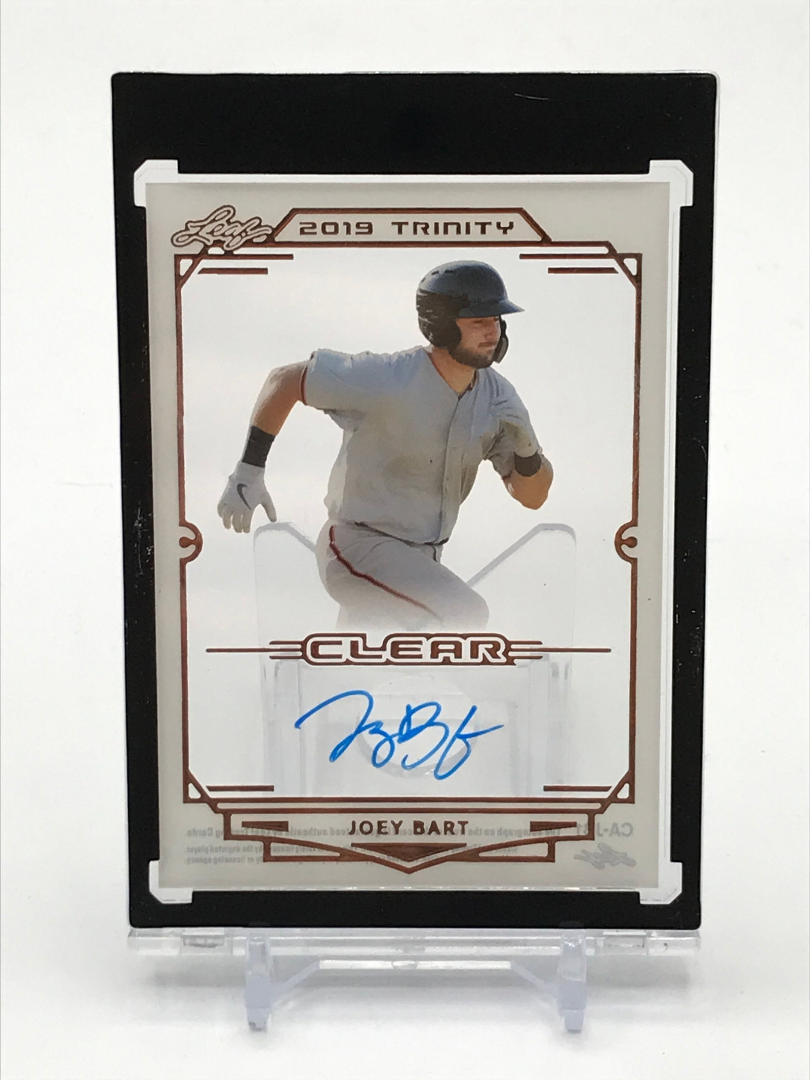 2019 LEAF TRINITY JOEY BART SIGNED BASEBALL ROOKIE CARD: Prices are in Canadian dollars