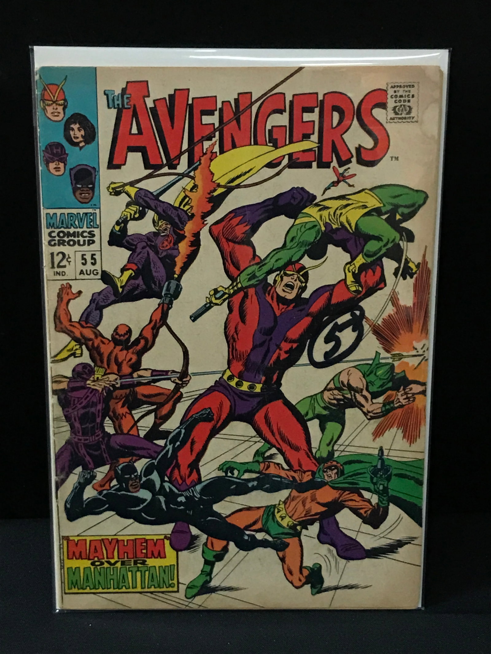 THE AVENGERS #55 - MARVEL COMICS: Prices are in Canadian dollars