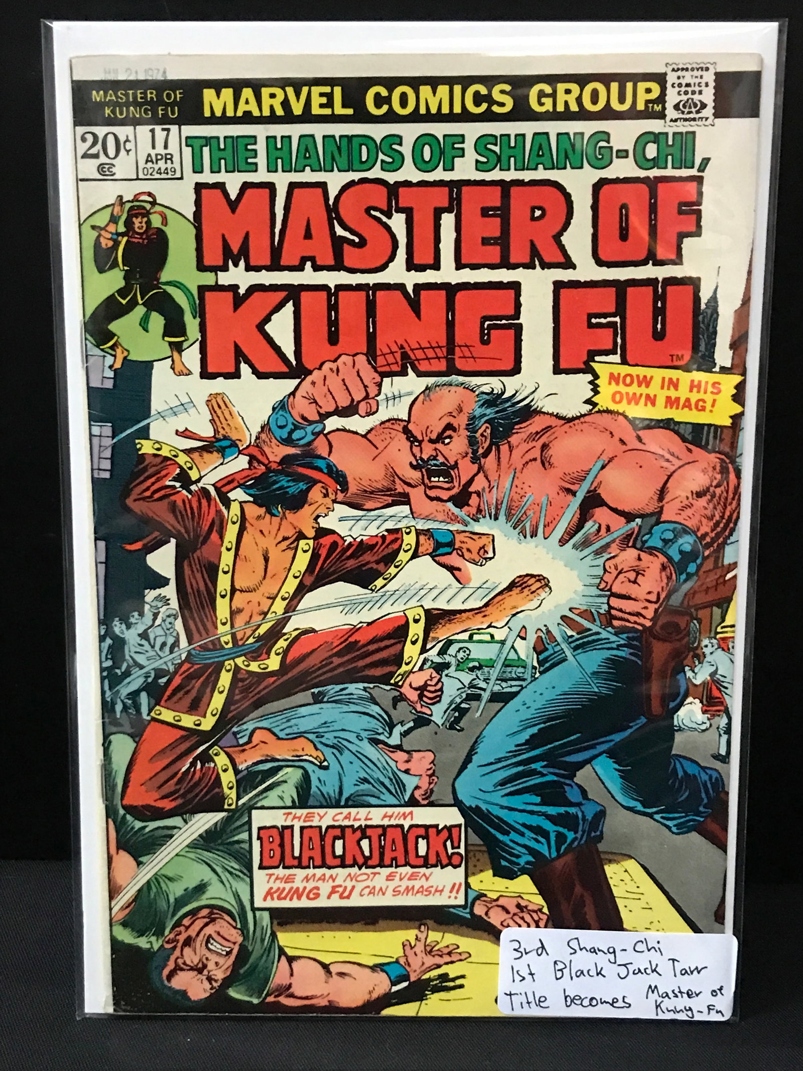 MASTER OF KUNG-FU #17 1ST BLACK JACK TARR - MARVEL COMICS: Prices are in Canadian dollars