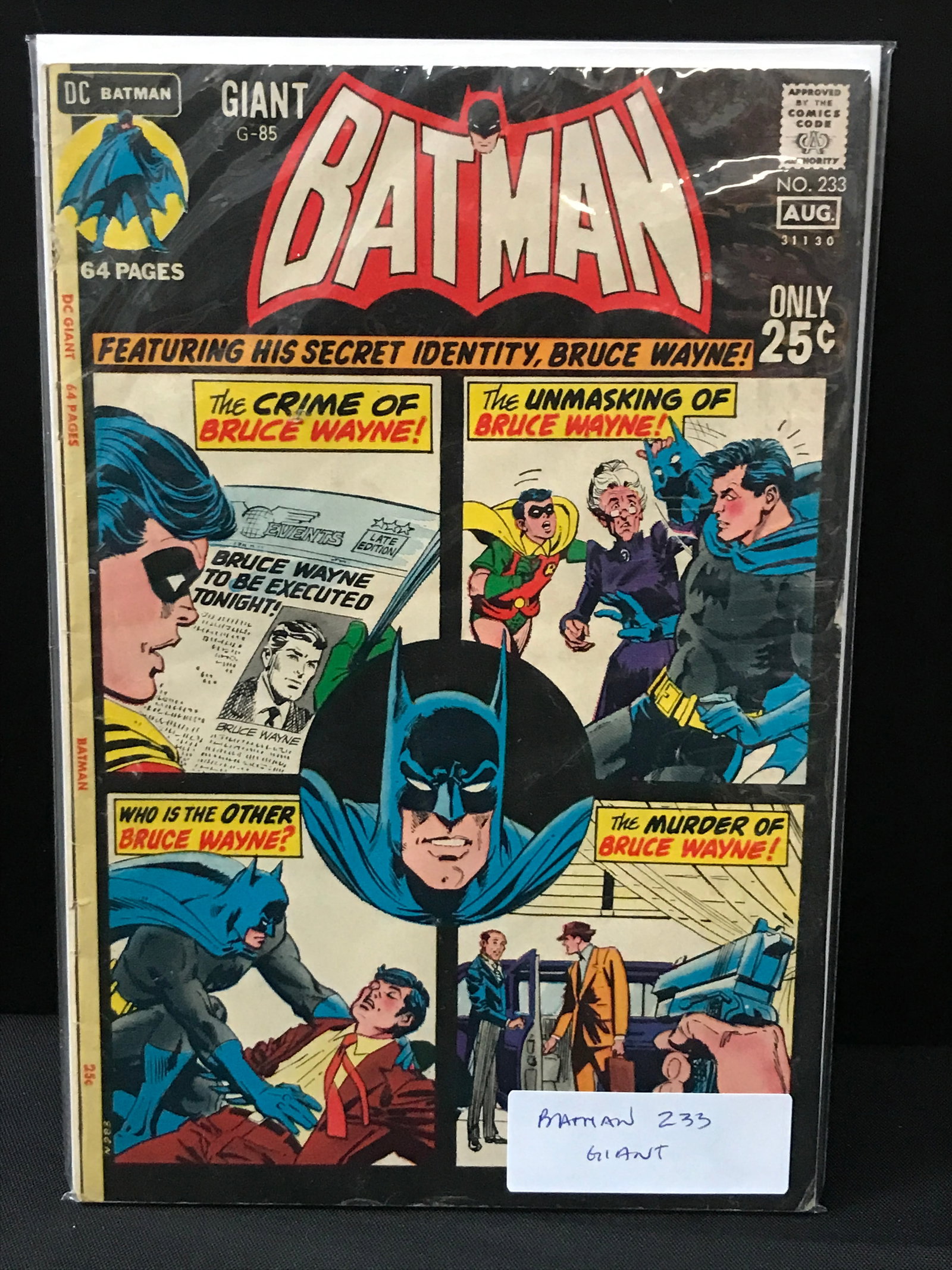 GIANT BATMAN #233 - DC COMICS: Prices are in Canadian dollars