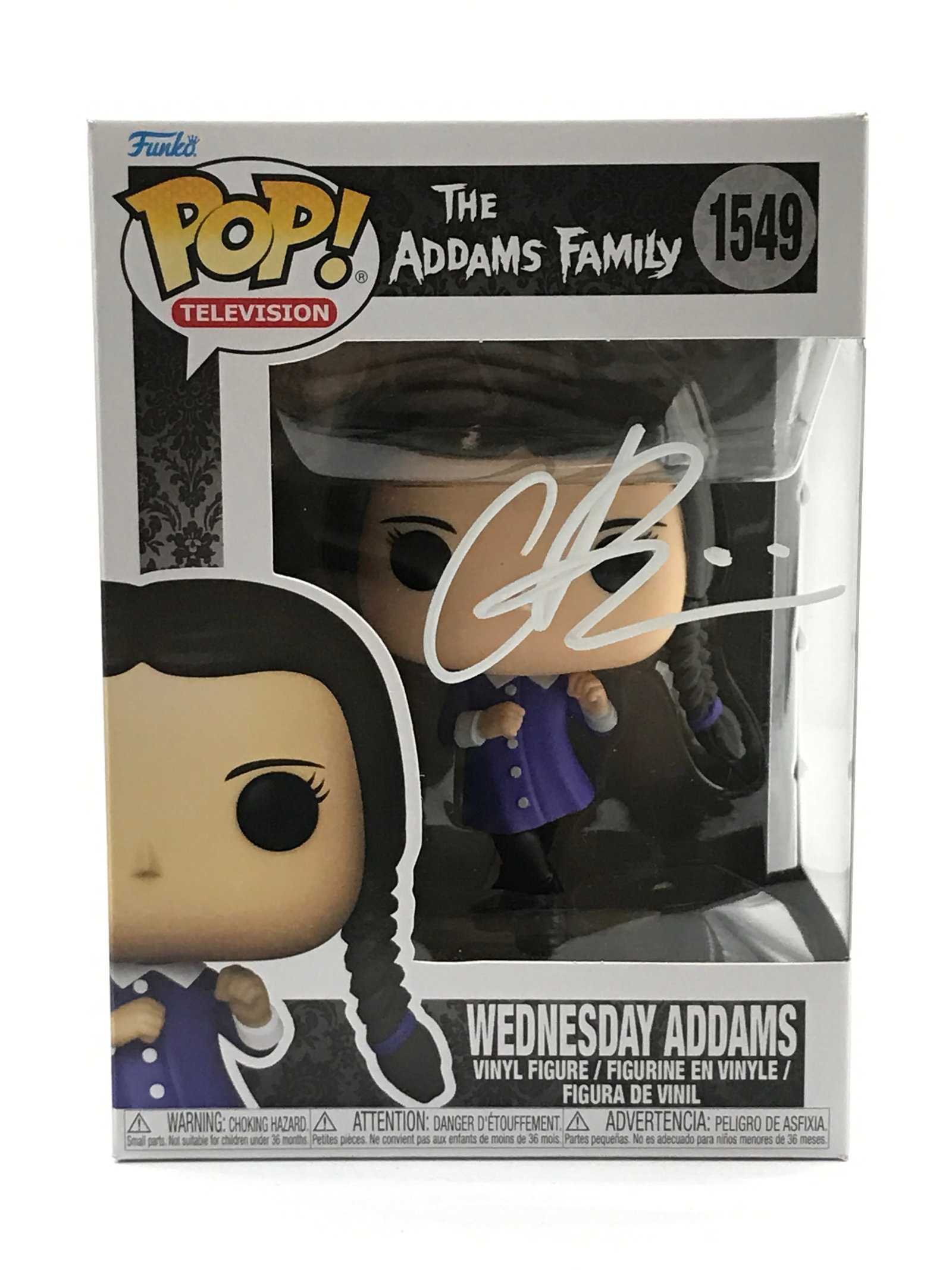 CHRISTINA RICCI SIGNED WEDNESDAY ADDAMS FUNKO POP - WWOC COA: Prices are in Canadian dollars