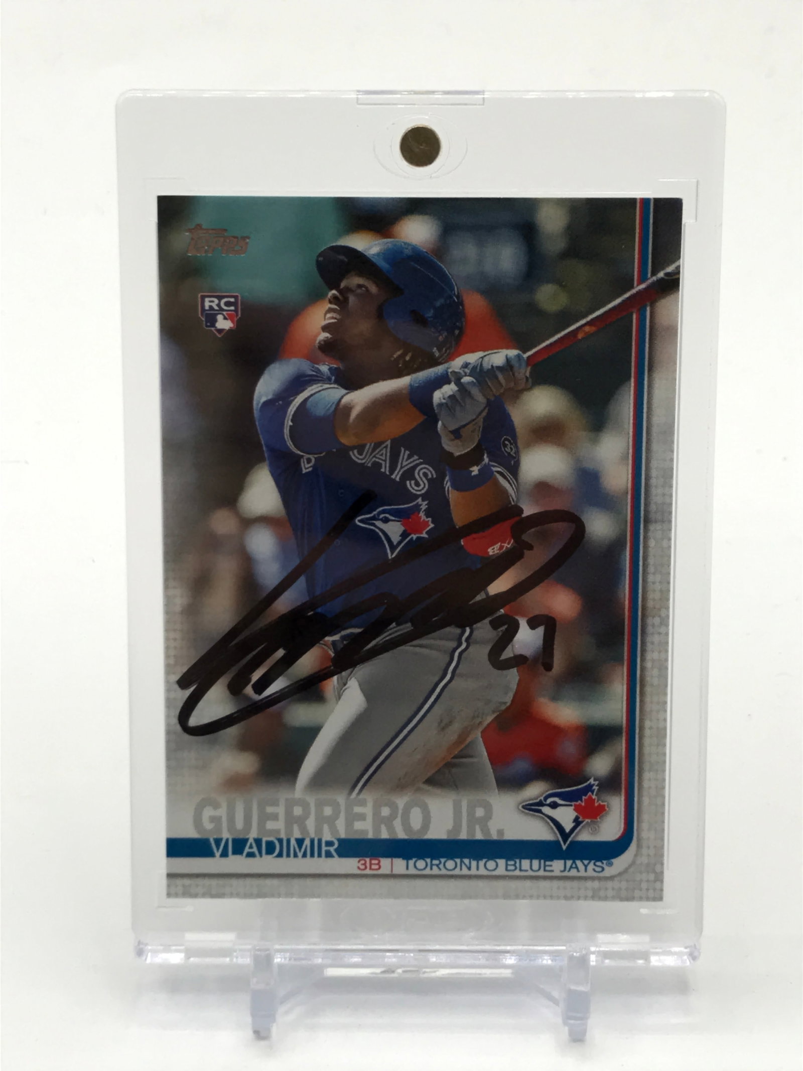 2019 TOPPS VLADIMIR GUERRERO JR SIGNED ROOKIE CARD (1 of 2)