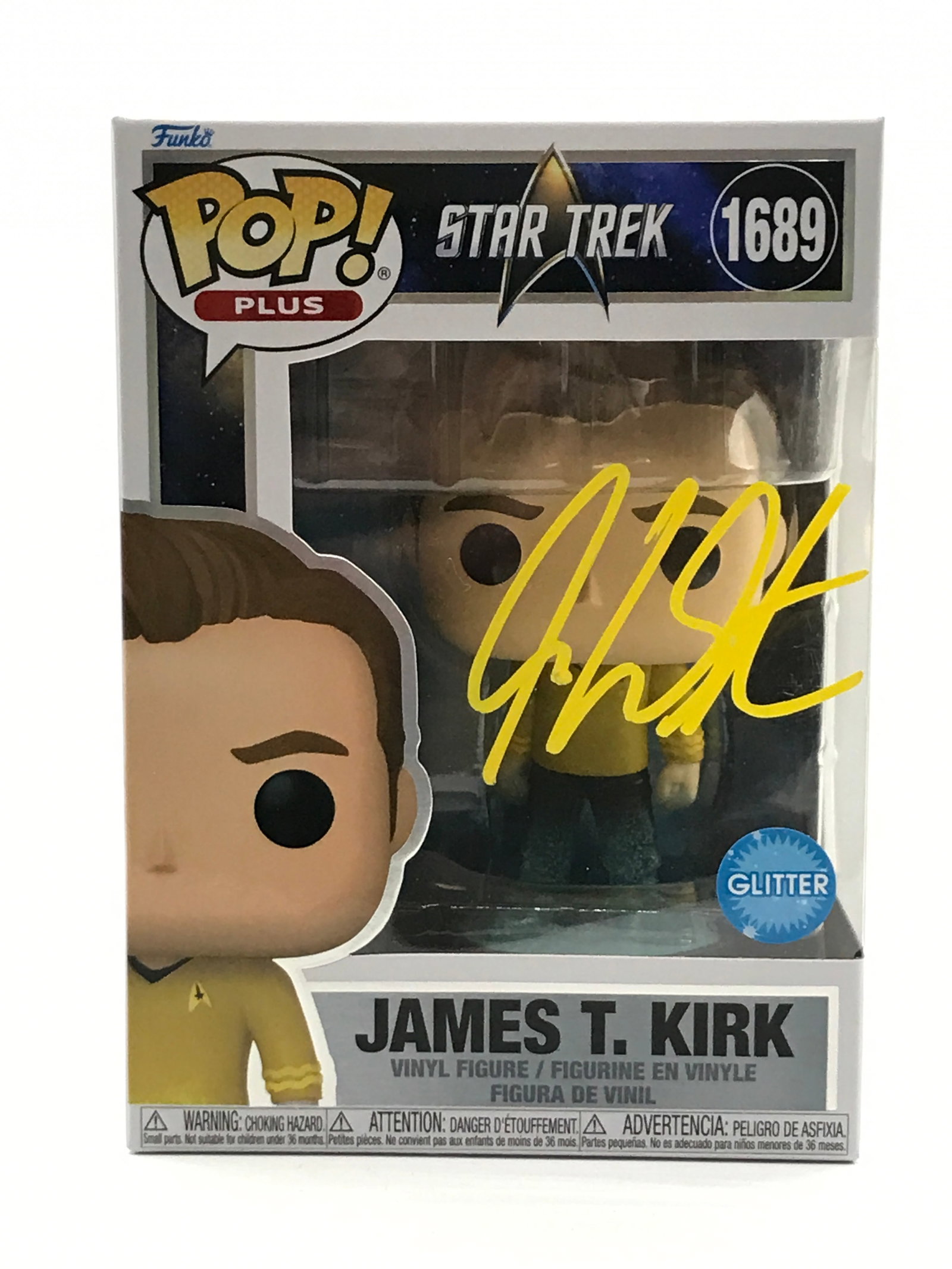 WILLIAM SHATNER SIGNED JAMES KIRK STAR TREK FUNKO POP - WWOC COA: Prices are in Canadian dollars
