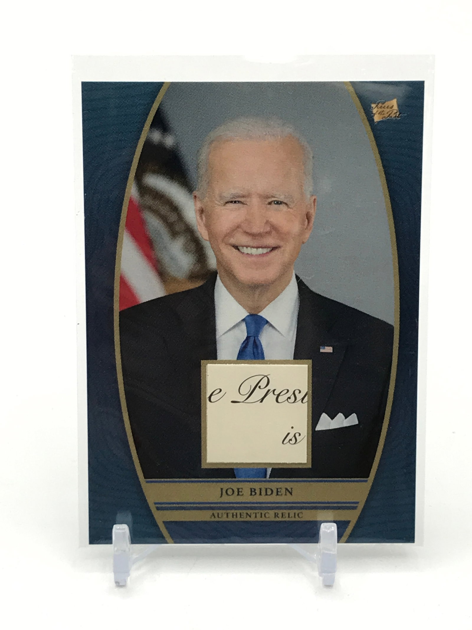 2024 PIECES OF THE PAST JOE BIDEN RELIC CARD: Prices are in Canadian dollars