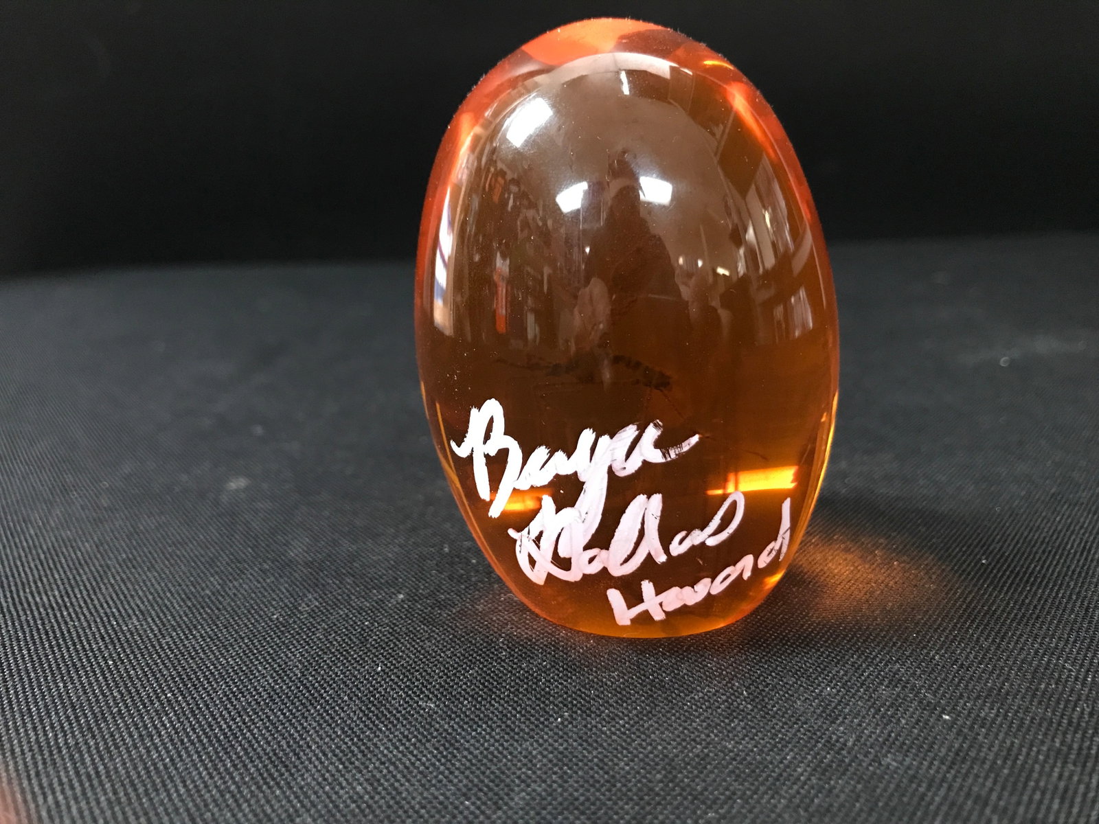 BRYCE DALLAS HOWARD SIGNED PROP EGG - WWOC COA: Prices are in Canadian dollars