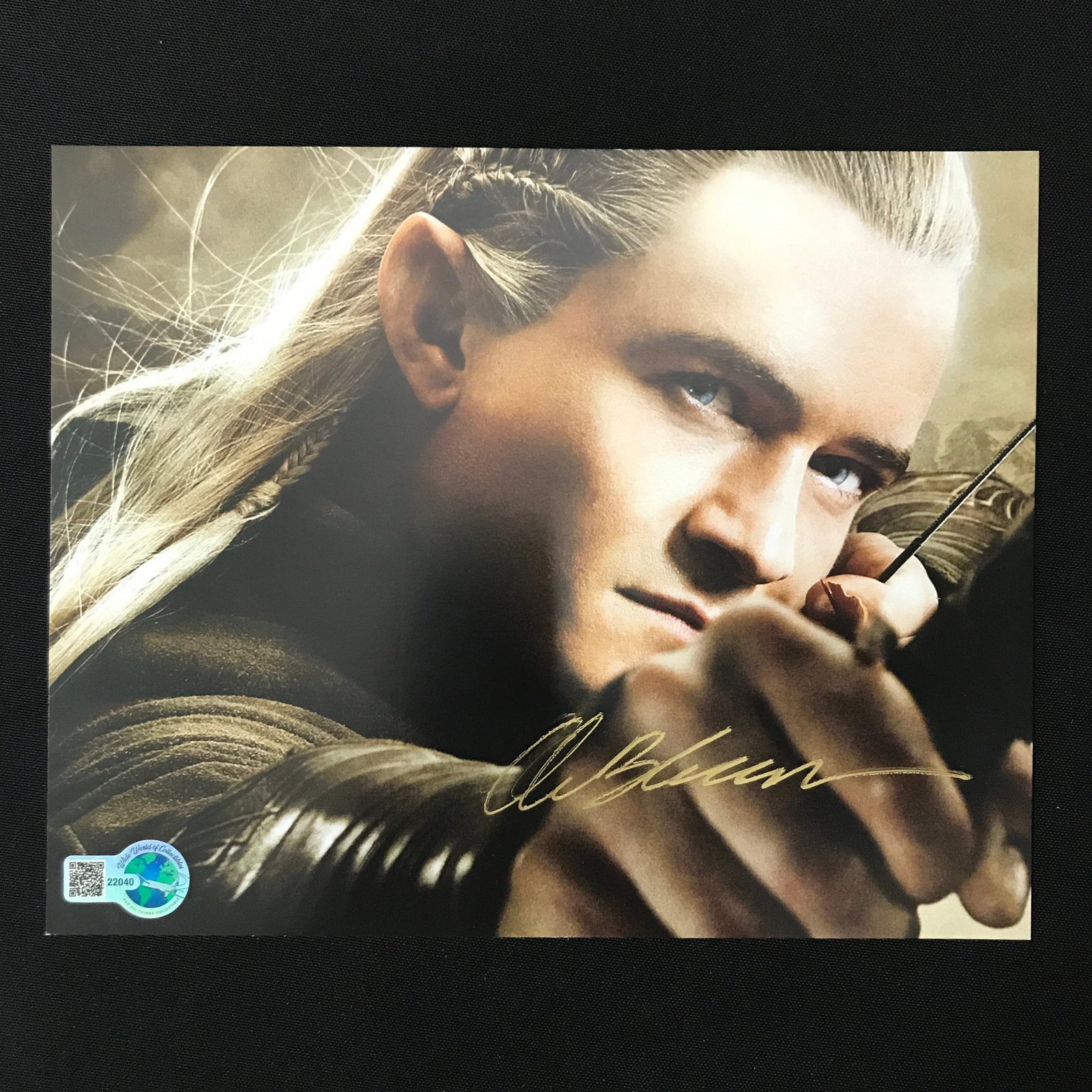 ORLANDO BLOOM SIGNED LORD OF THE RINGS 8X10 - WWOC COA: Prices are in Canadian dollars