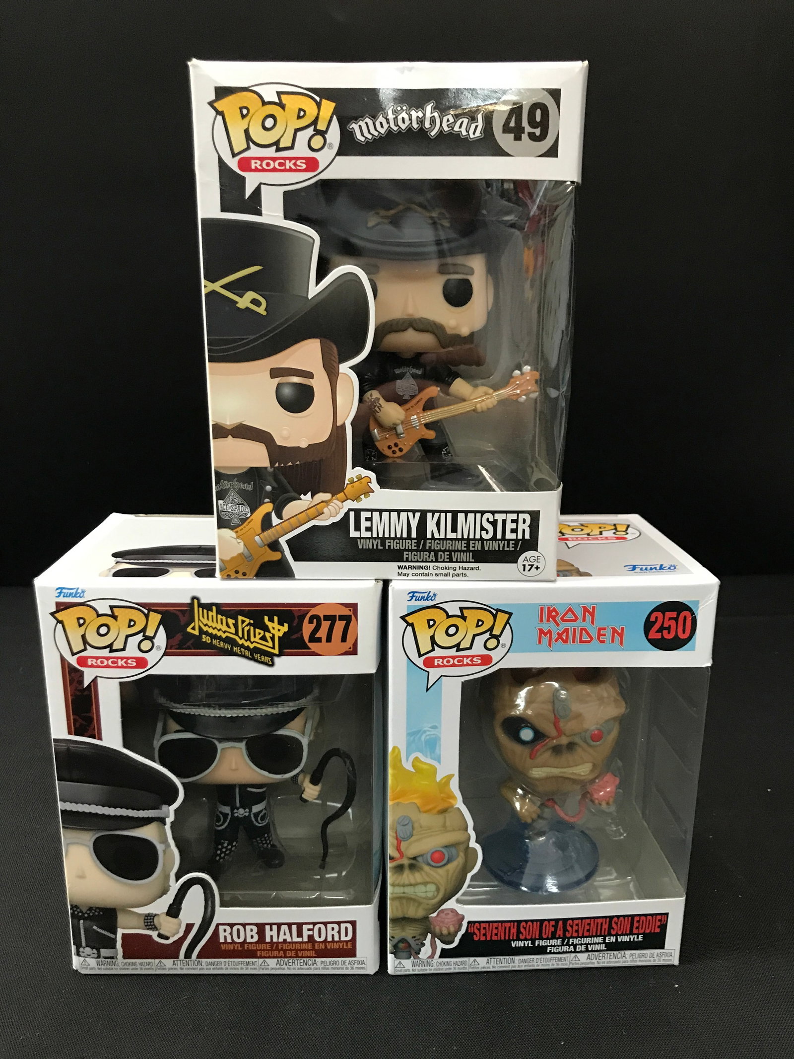 LOT OF 3 MUSIC FUNKO POPS IN ORIGINAL PACKAGING: Prices are in Canadian dollars