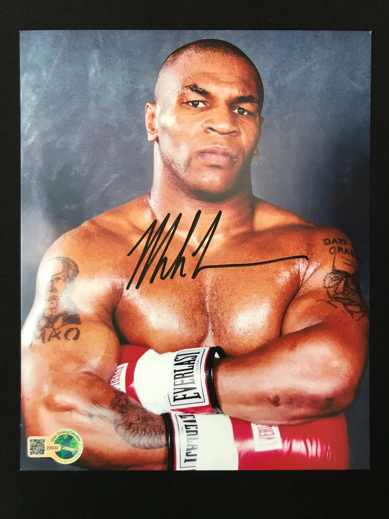 MIKE TYSON SIGNED 8X10 - WWOC COA: Prices are in Canadian dollars