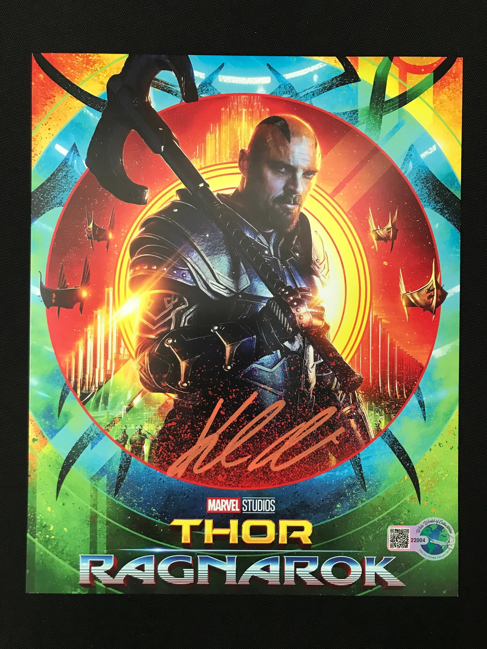 KARL URBAN SIGNED THOR 8X10 - WWOC COA (1 of 1)