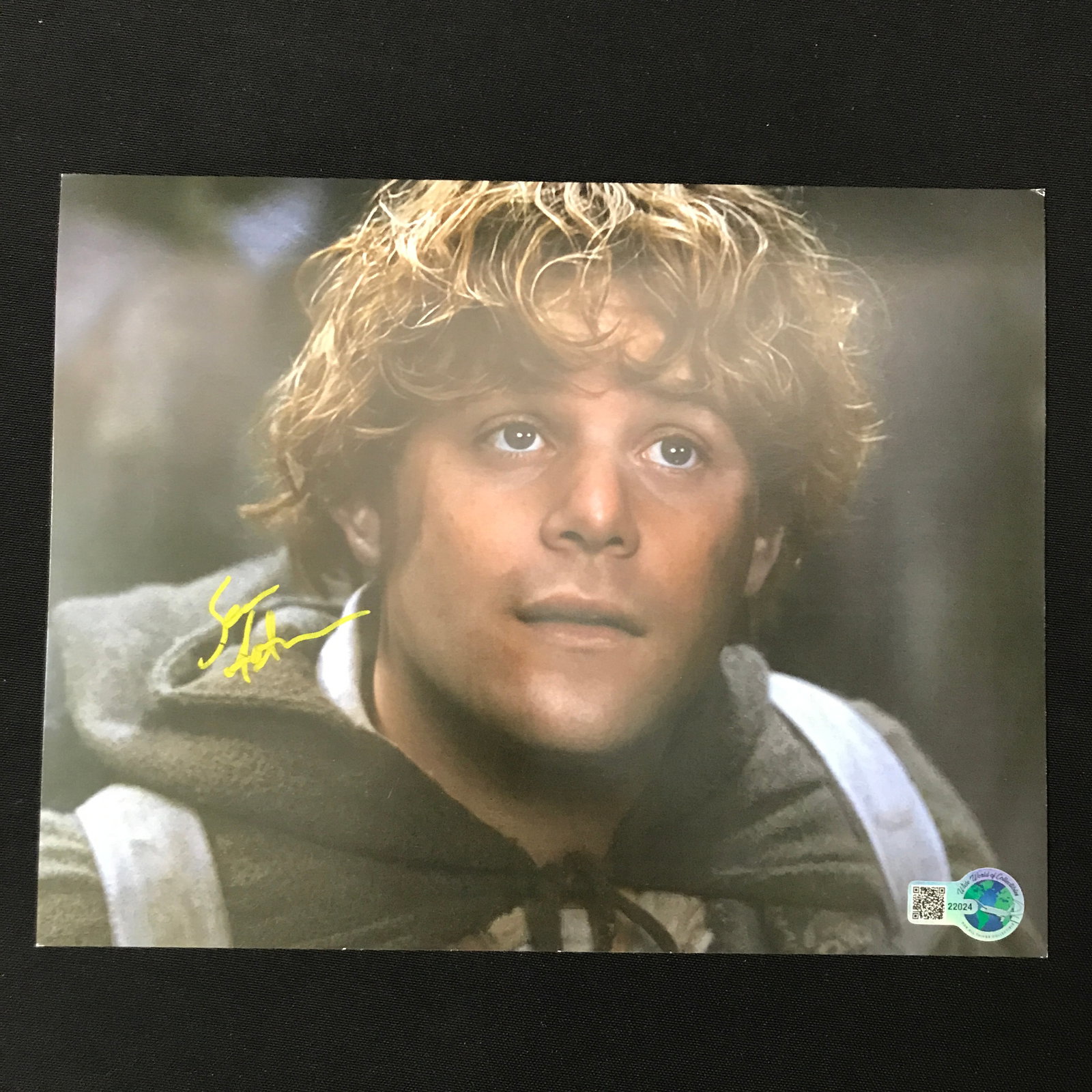 SEAN ASTIN SIGNED L.O.T.R 8X10 - WWOC COA (1 of 1)